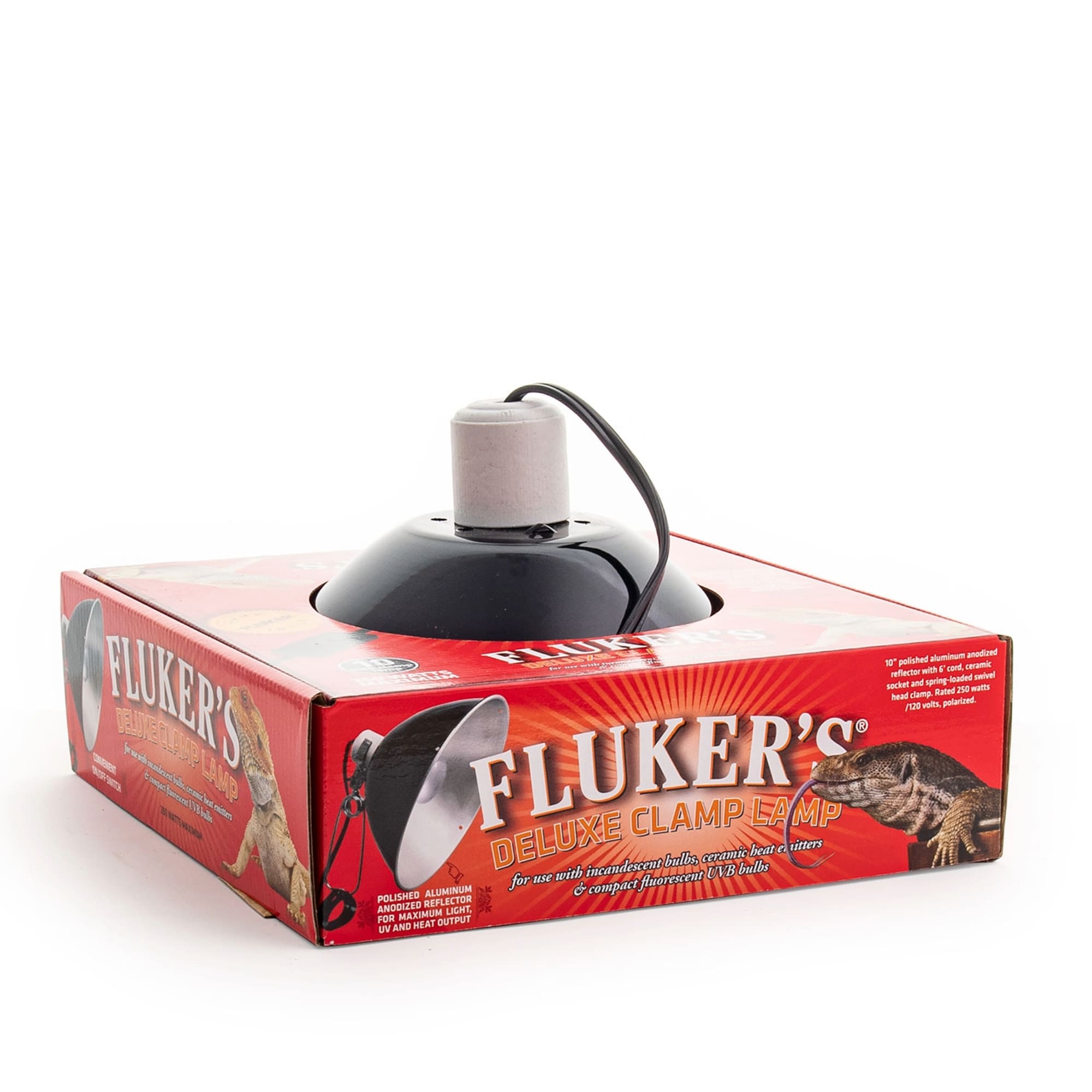 Flukers deluxe clamp clearance lamp