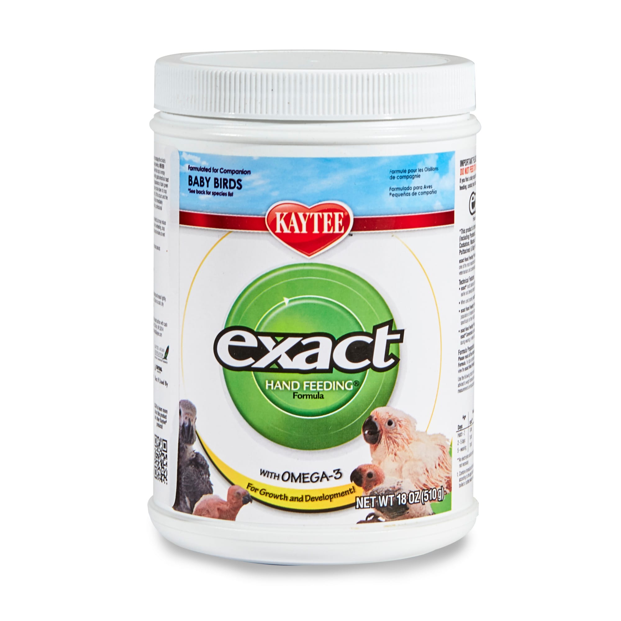 Kaytee Exact Hand Feeding Formula for All Baby Birds 18 Ounces