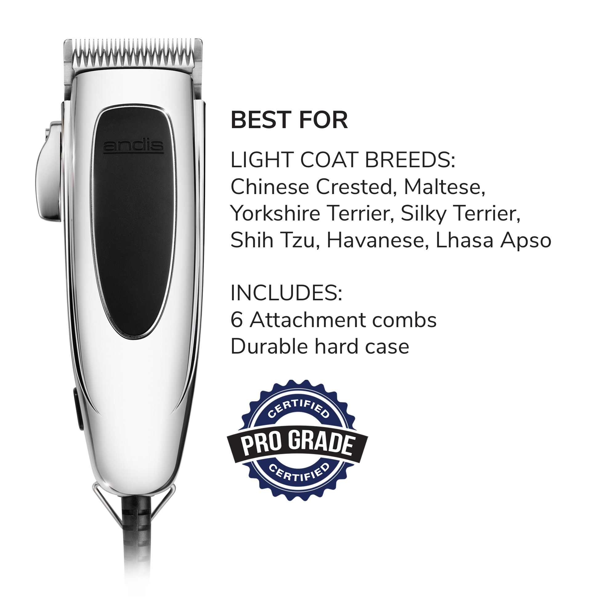 Andis excel 5 speed clippers all round best hotsell professional dog clippers