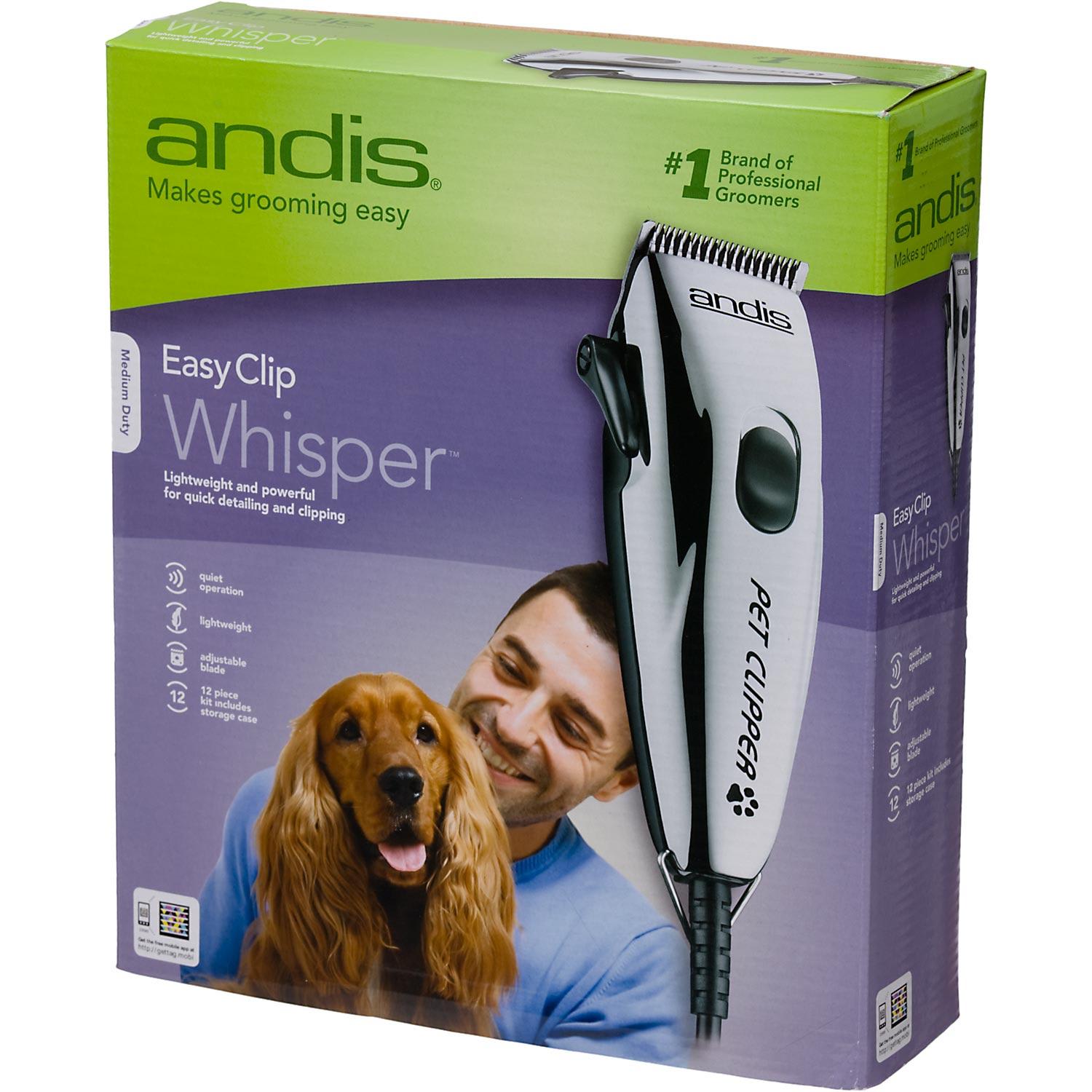 andis easyclip whisper kit pet clip