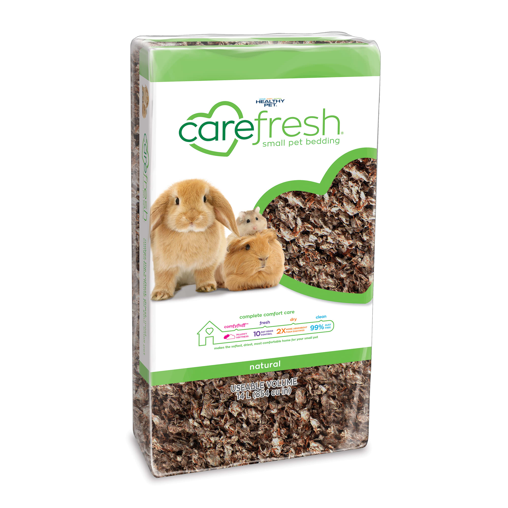 Natural softwood bedding store for guinea pigs