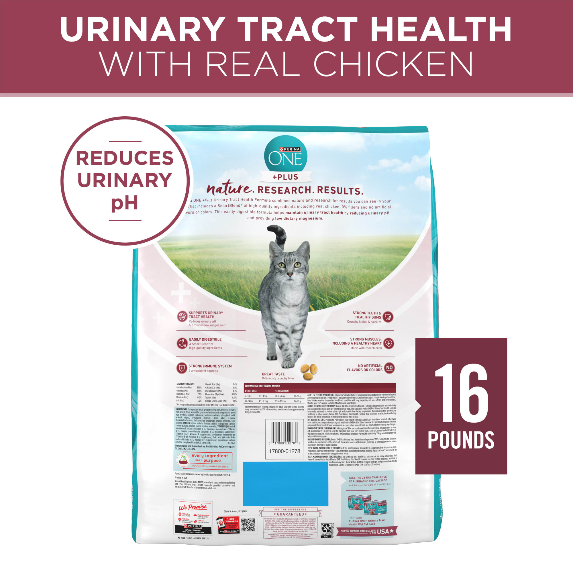 Purina ONE High Protein Plus Urinary Tract Health Formula Adult