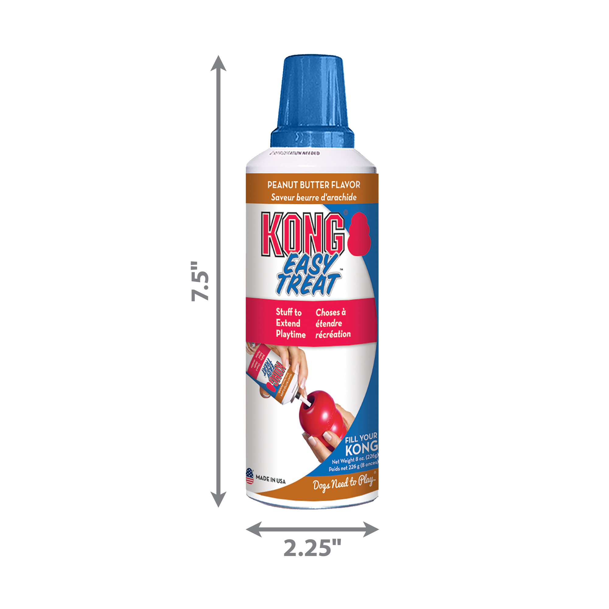 KONG Stuff'N Real Peanut Butter Dog Treat Tube — Concord Pet Foods &  Supplies