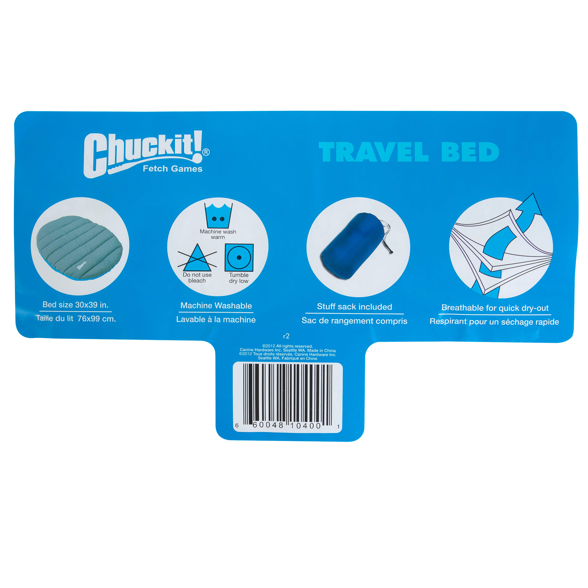 Chuckit shop travel bed