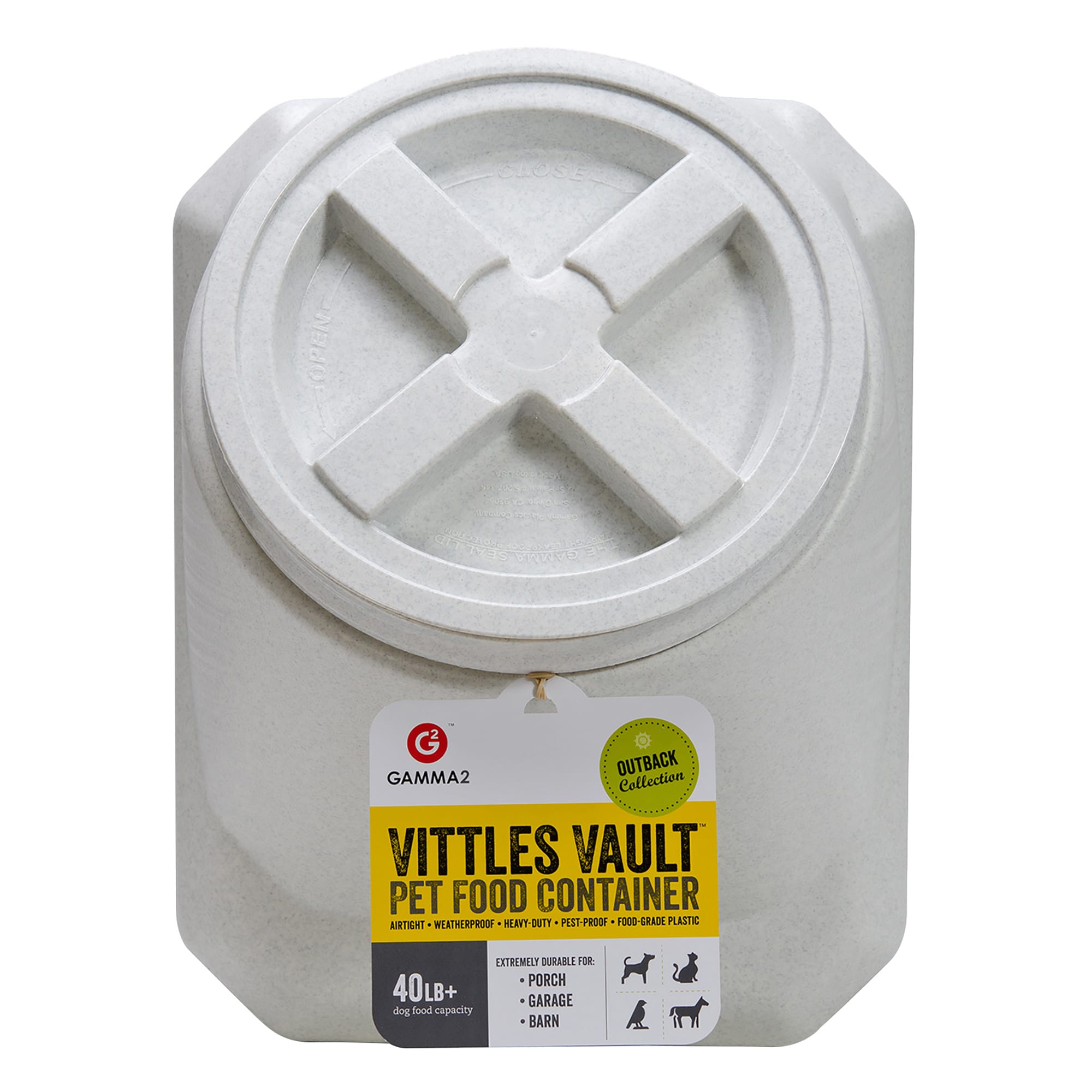 Gamma Vittles Vault Stackable 40 lbs. Petco