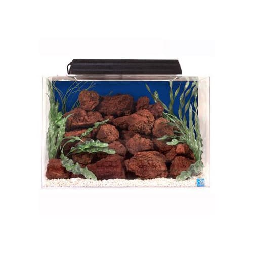 UPC 019034122039 product image for SeaClear 20 Gallon Rectangular Aquarium Combo, Cobalt Blue | upcitemdb.com