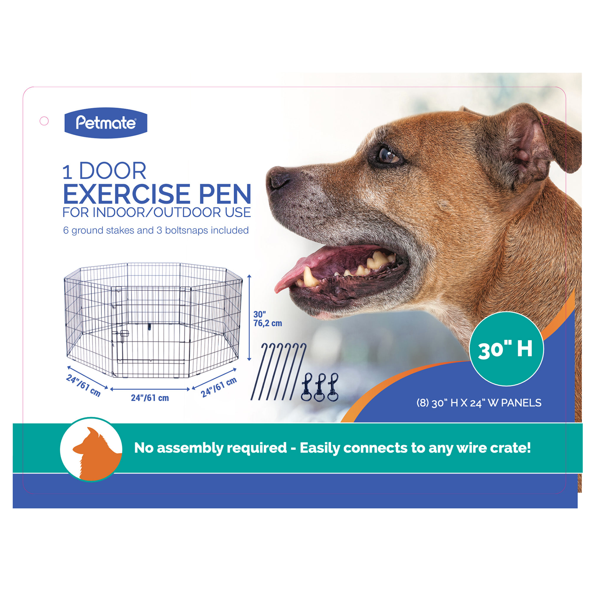 Precision Pet Black Ultimate Exercise Pen 24 Petco