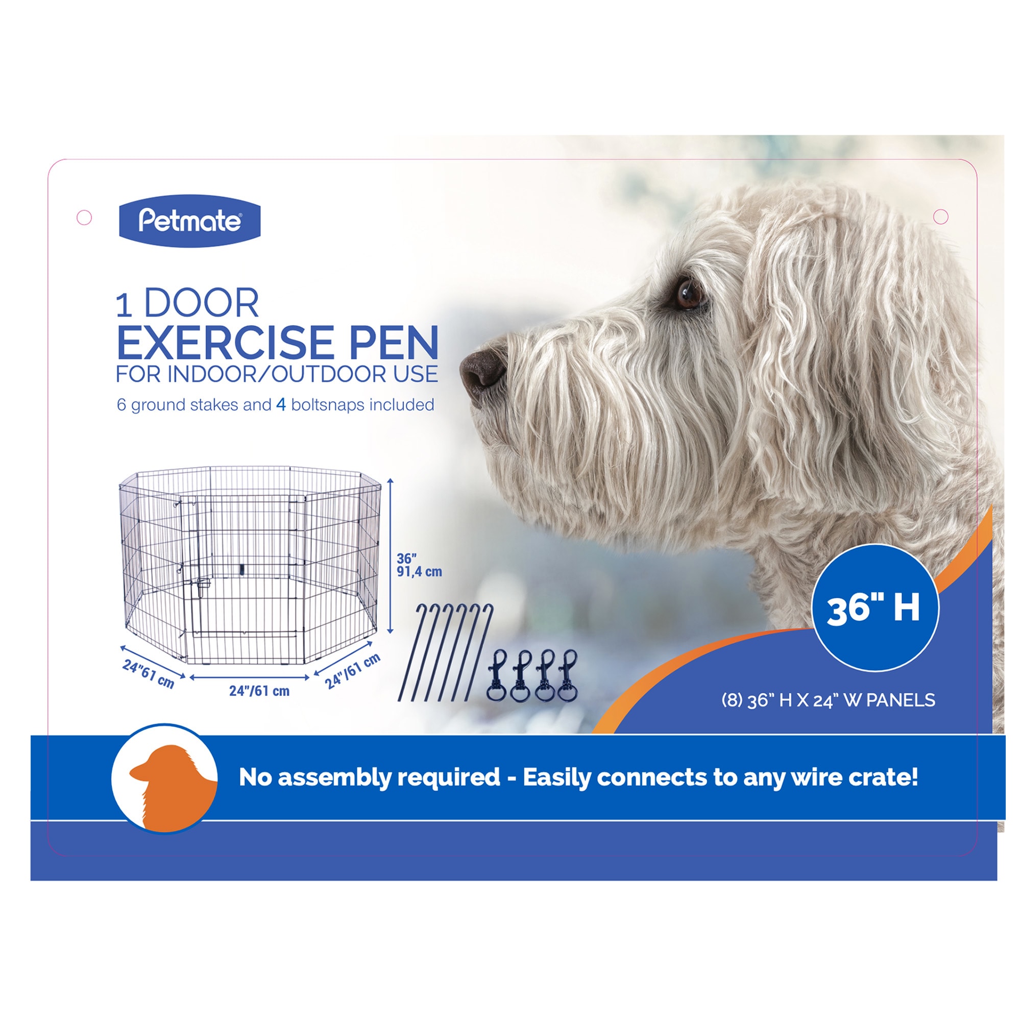 Precision Pet Black Ultimate Exercise Pen 24