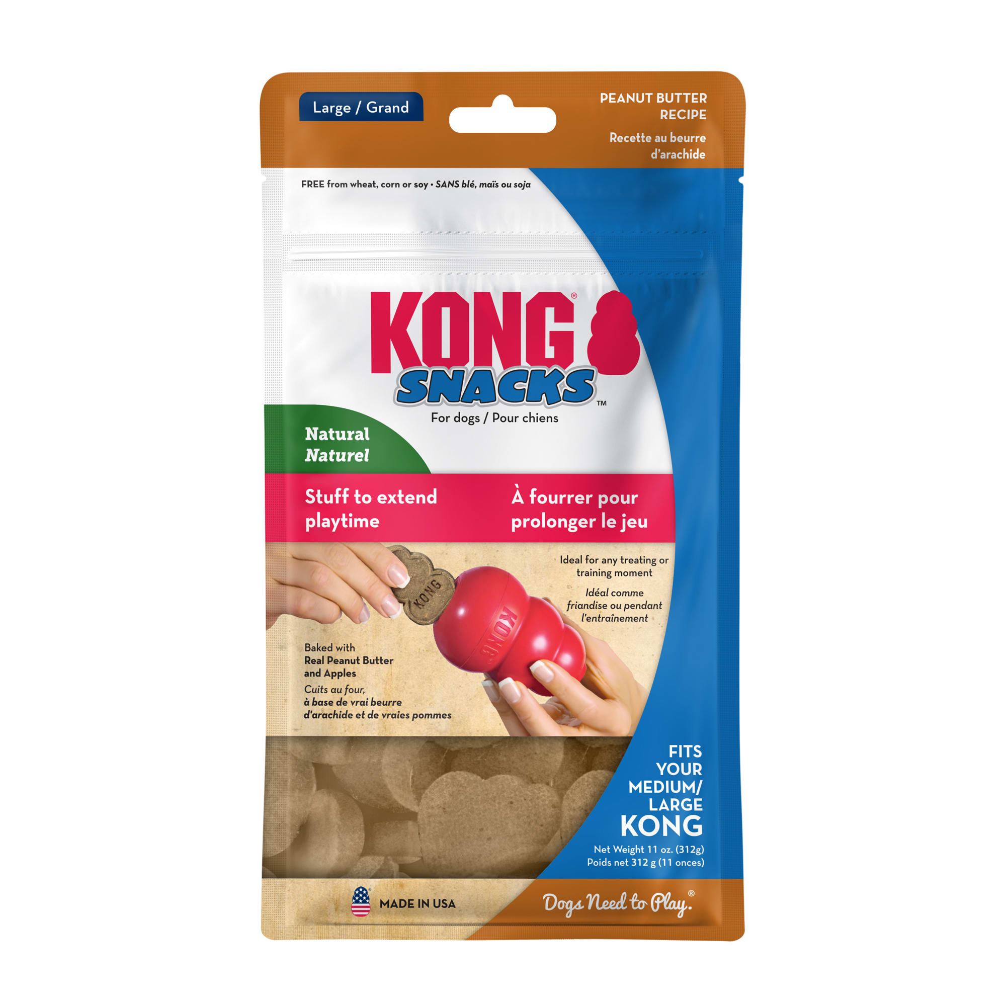 peanut butter in kong for dog