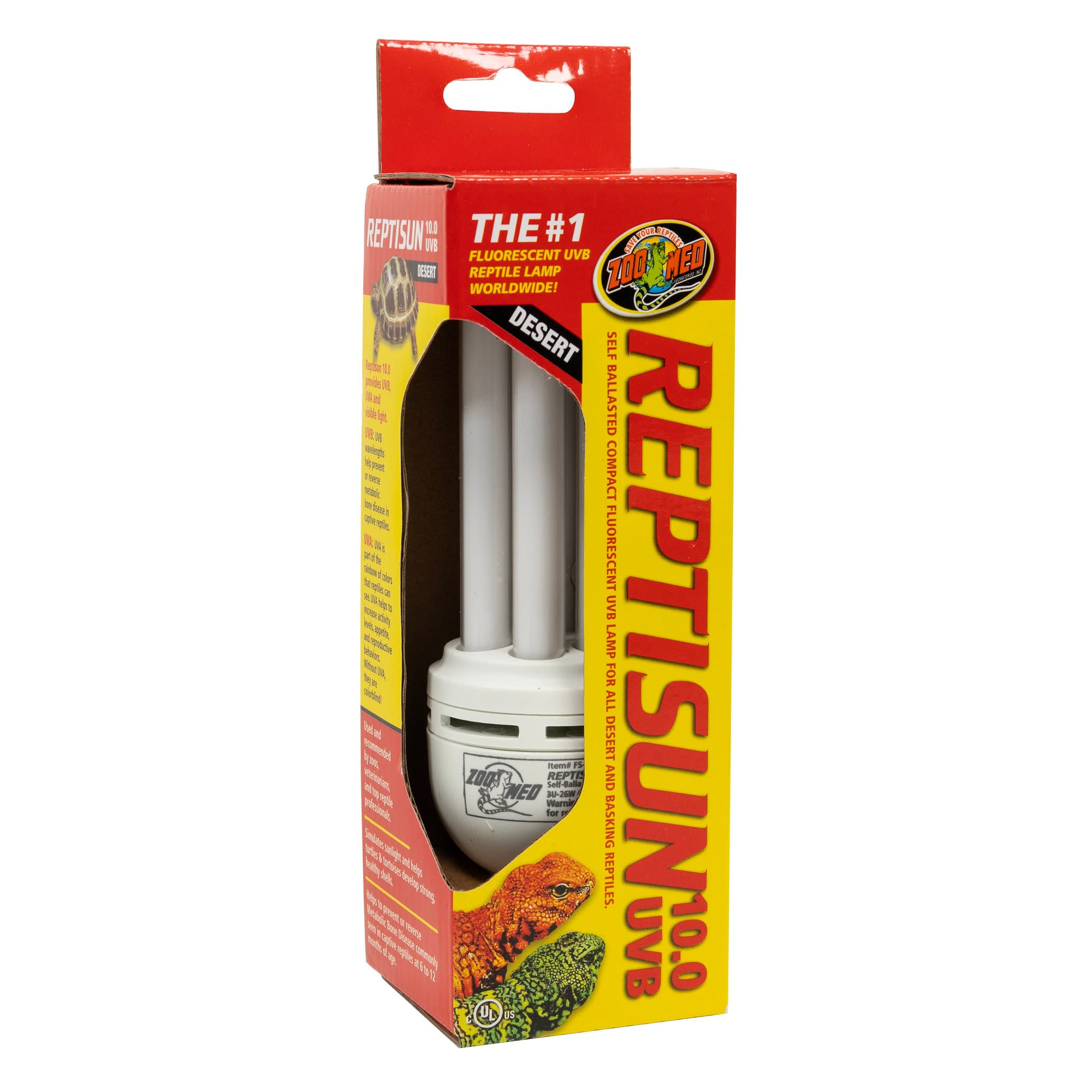 REPTI ZOO Mini UVB LED Beleuchtung - 6 Watt Reptilienlampe Für Terrarien