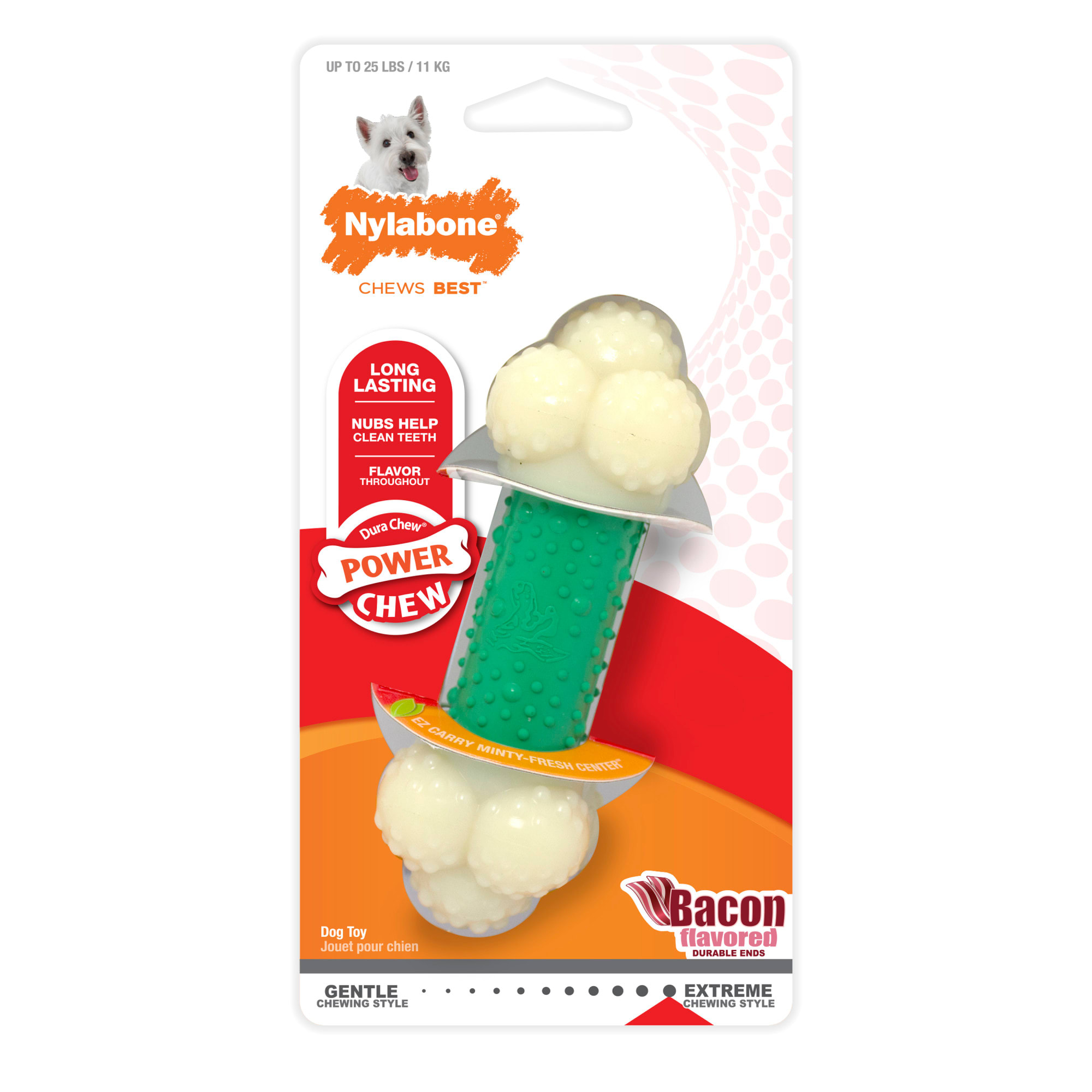 Nylabone Double Action Chew Toys for Dogs, Small Petco