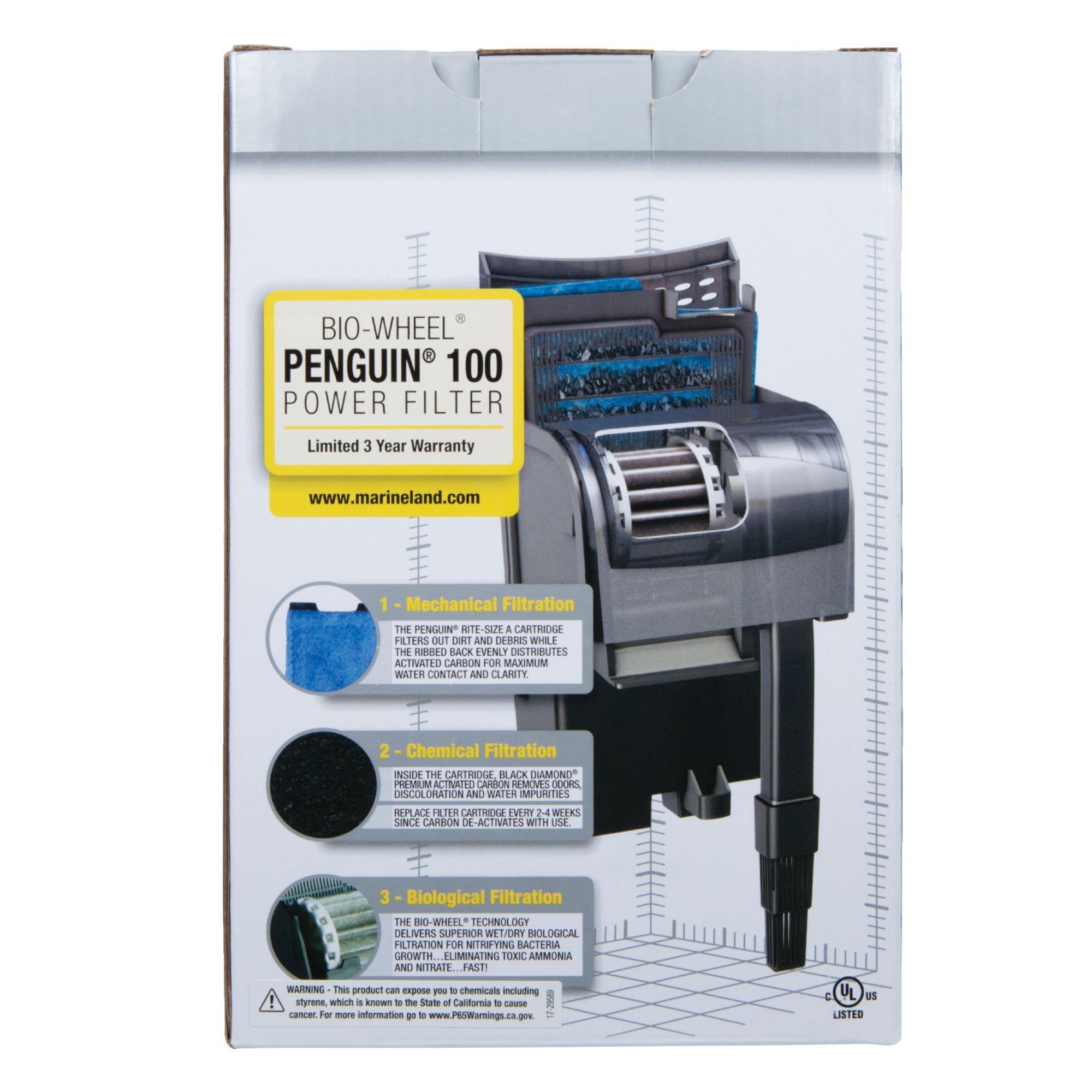 Marineland Penguin 100 Gph Bio Wheel Power Filter Petco