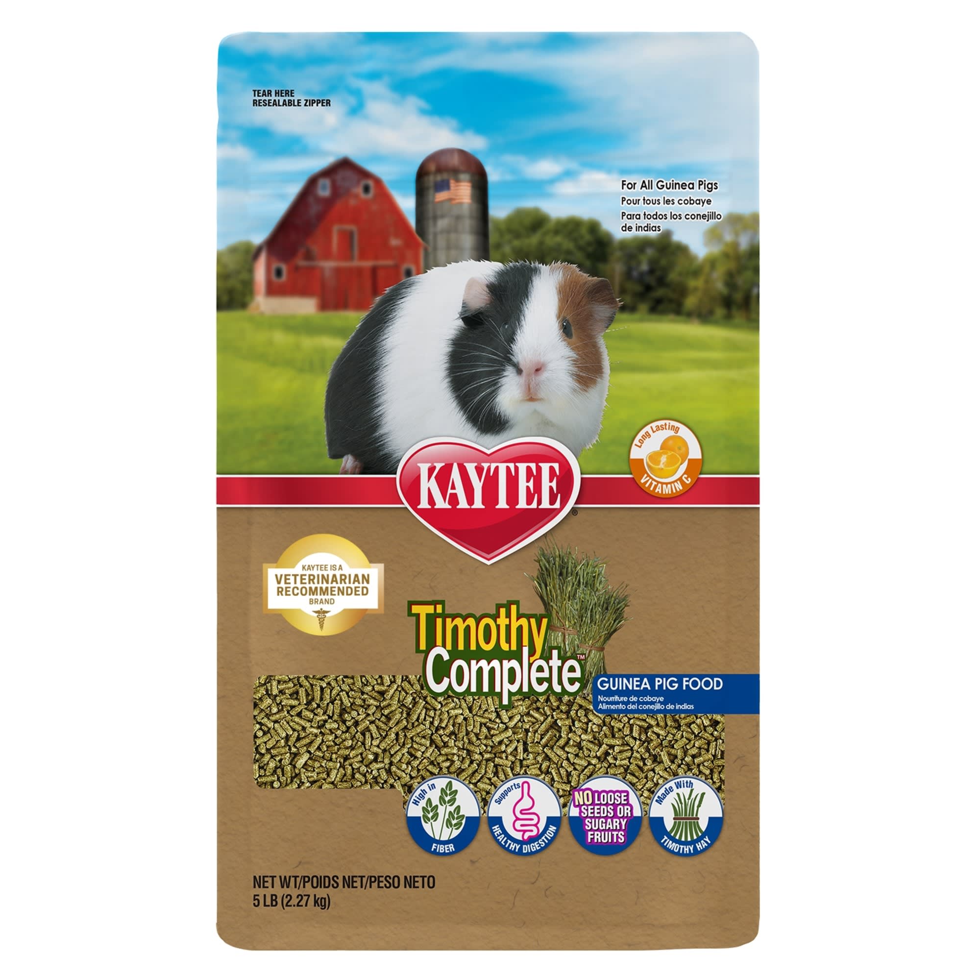 Kaytee Timothy Complete Guinea Pig Food 