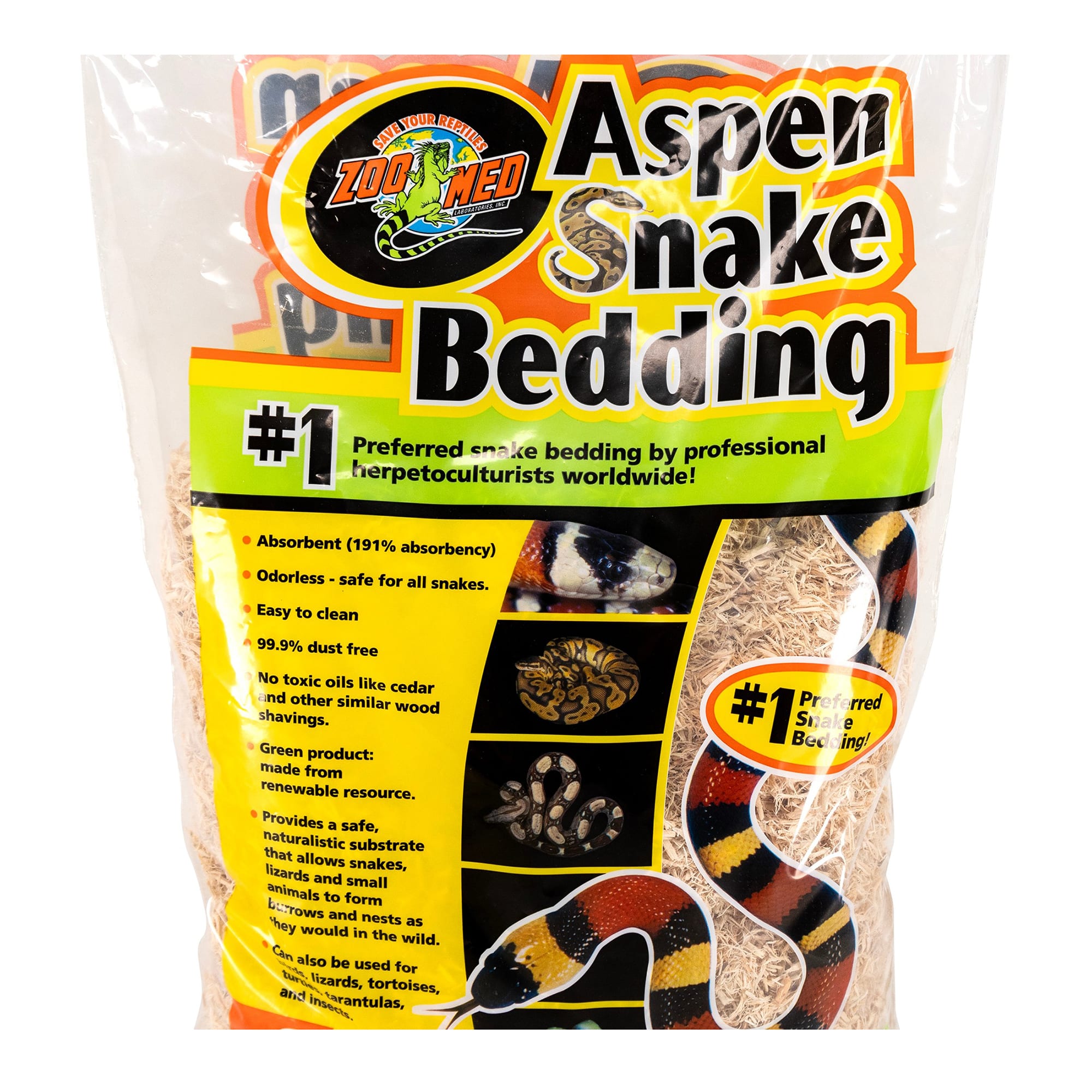 Zoo med aspen shop snake bedding 24 quarts