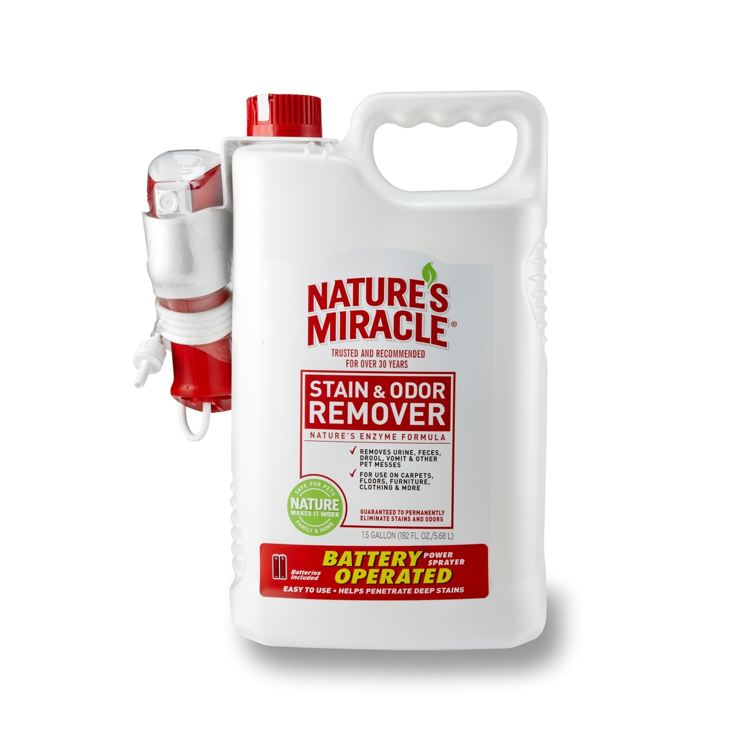 UPC 018065055132 product image for Nature's Miracle Stain & Odor Remover, 1.5 Gallons | upcitemdb.com