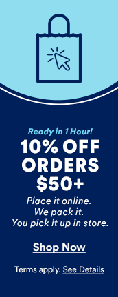 10% OFF Orders $50+. Shop Now.  