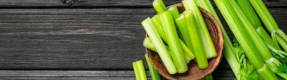 celery in bowl