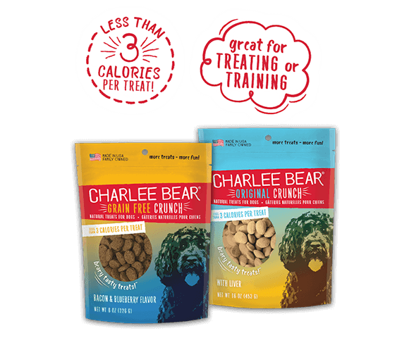 Less than 3 calories per treat. Great for treating or training. Crisp and crunchy. USA made, family owned 