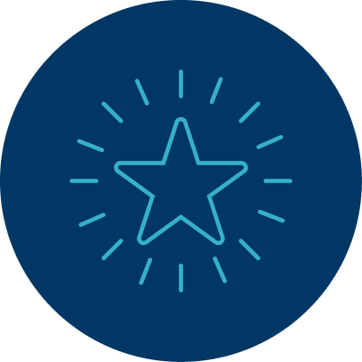 Star icon symbolizing high-quality ingredients