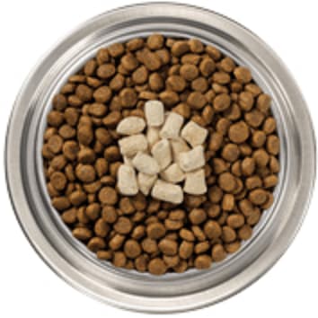 A bowl of raw toppers