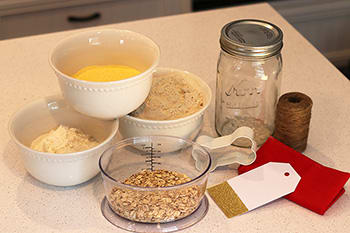 cookie in a jar separateed ingredients image