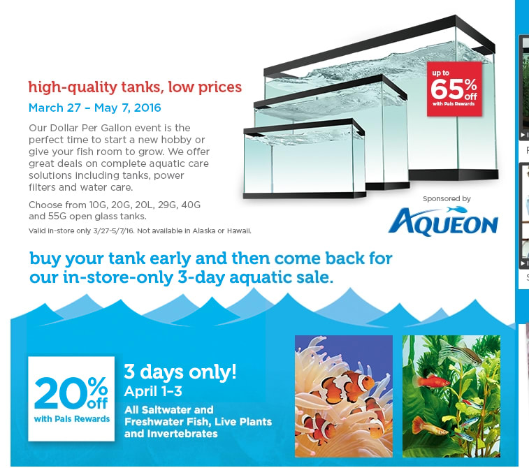 $1 gallon tank sale