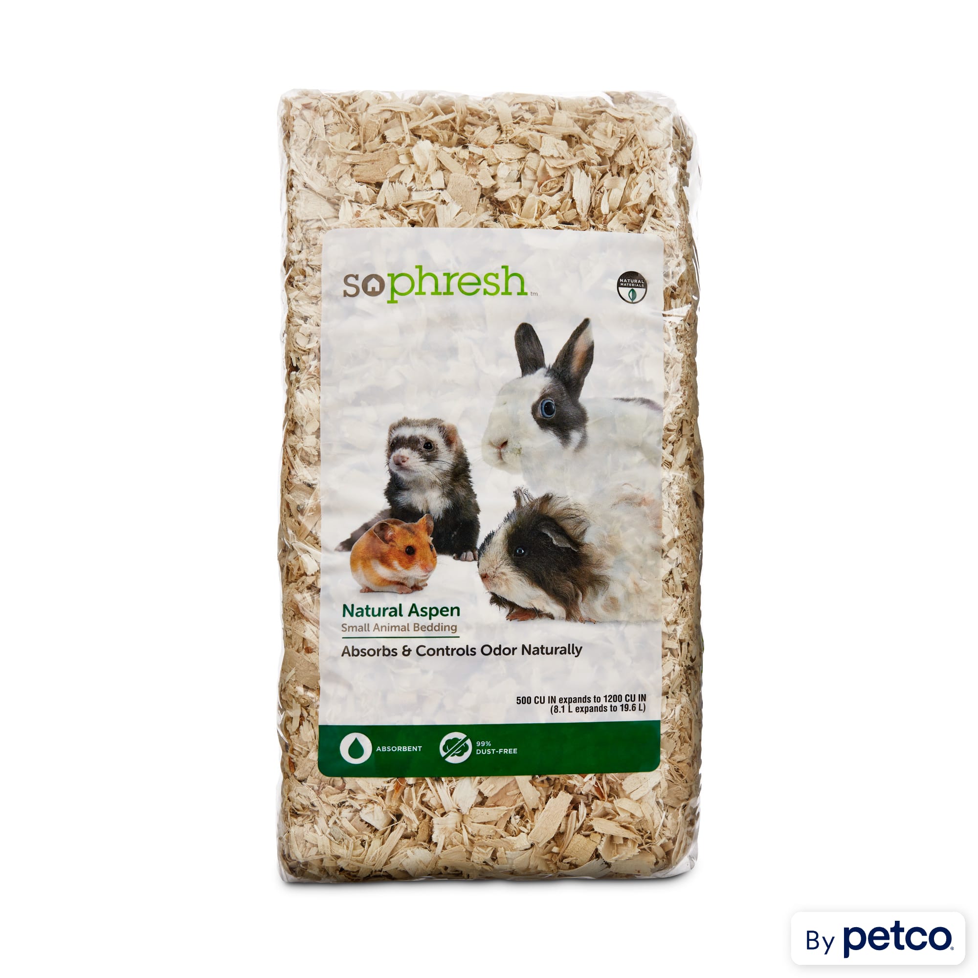 So Phresh Aspen Small Animal Bedding 56.6L Odor Control Absorbency
