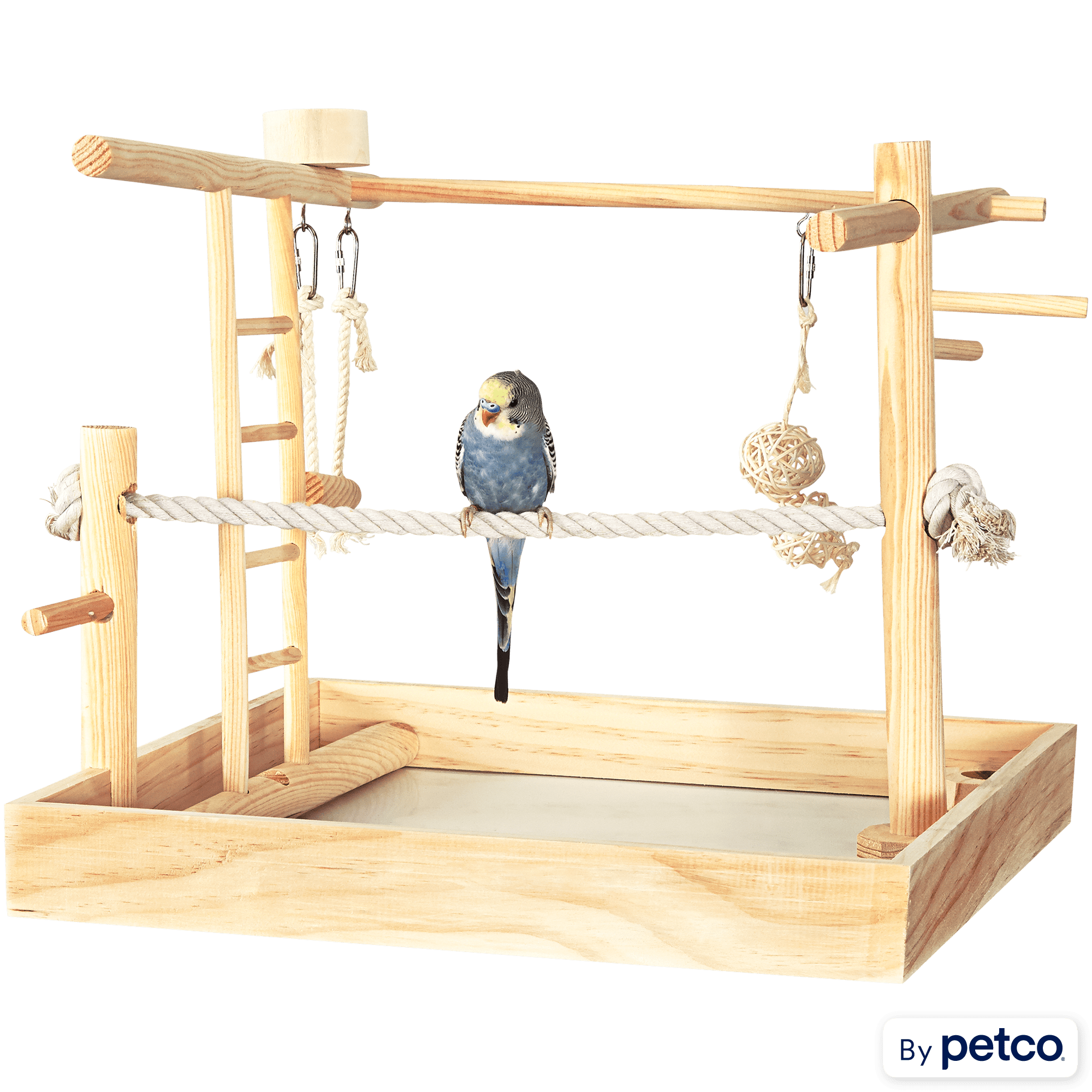 You Me 3 in 1 Playground for Birds 15 L X 15 W X 16 H Petco