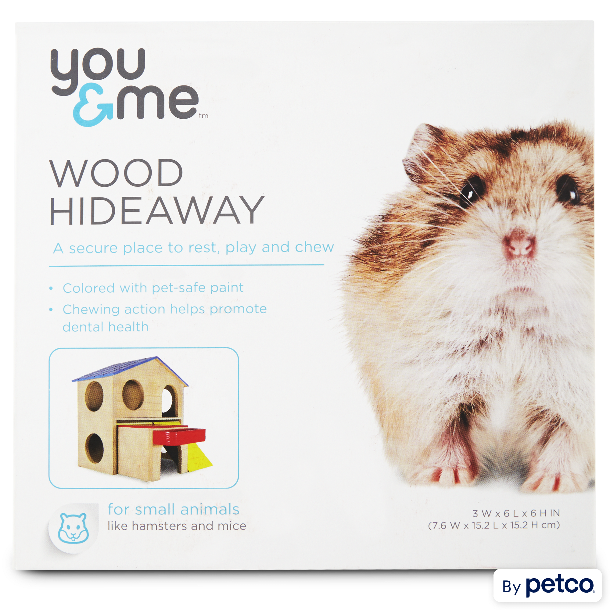 You Me Large Wood 2 Story Hamster House