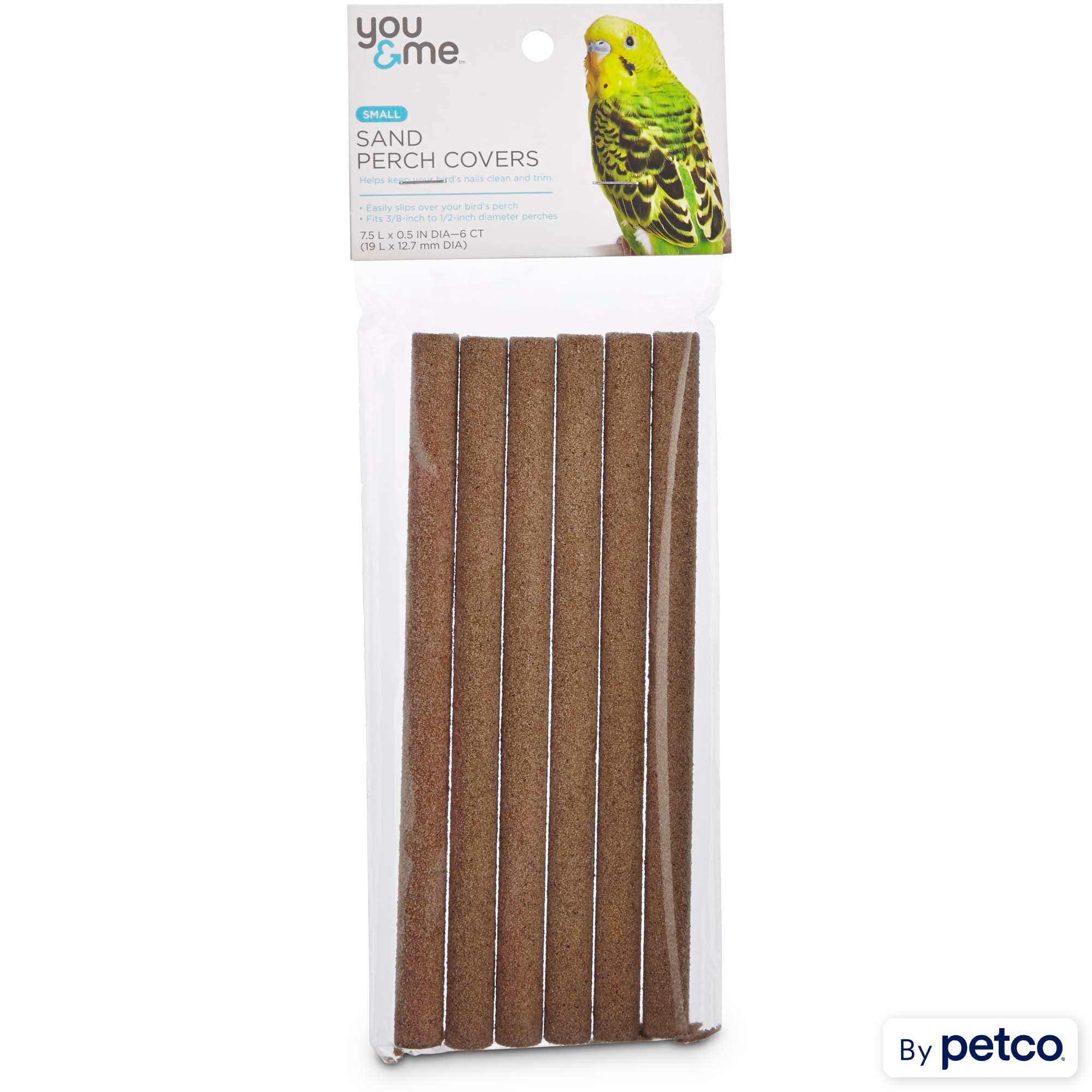 You Me Small Sand Bird Perch Cover 6 Pack Small