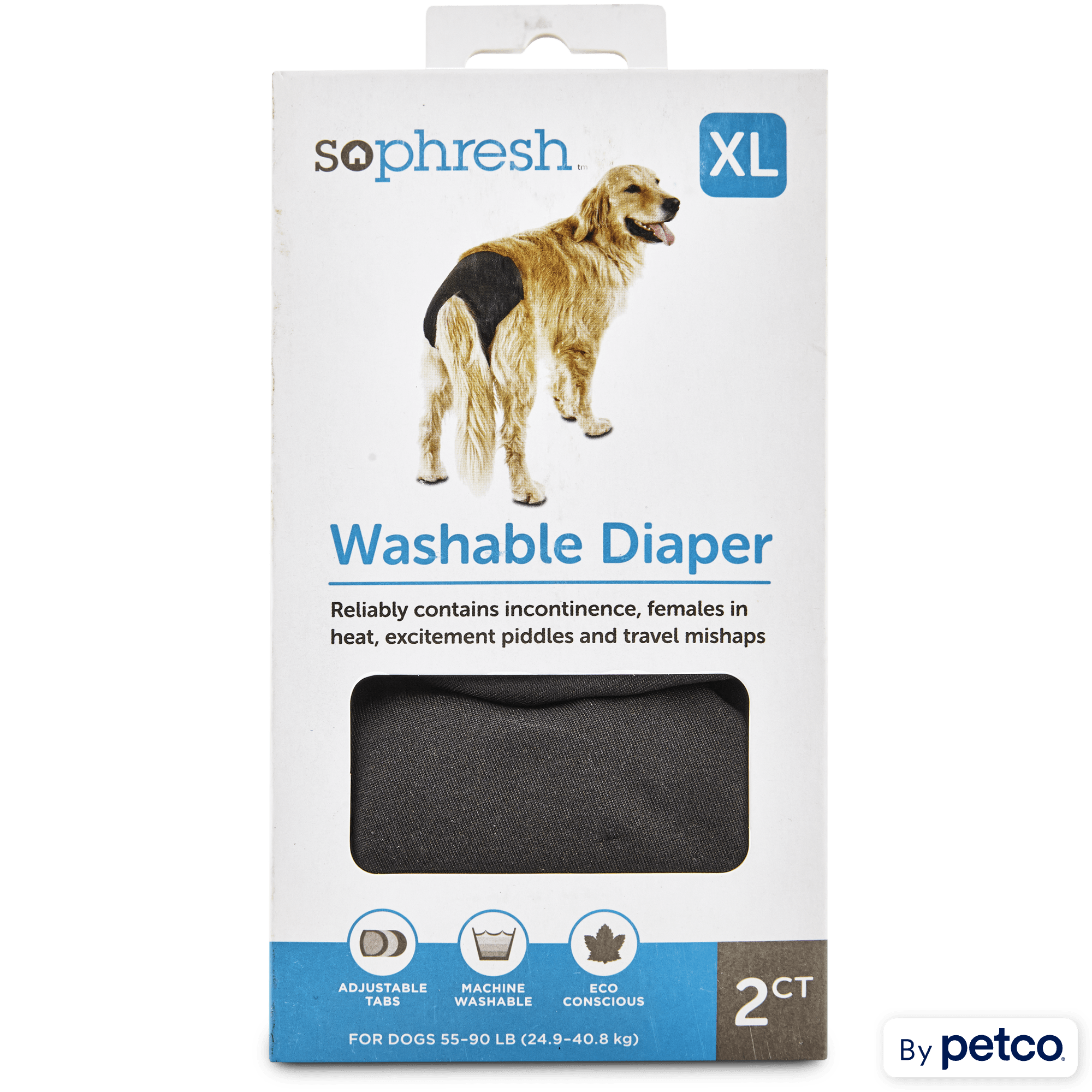 So Phresh Washable Diaper for Dogs X Small Petco