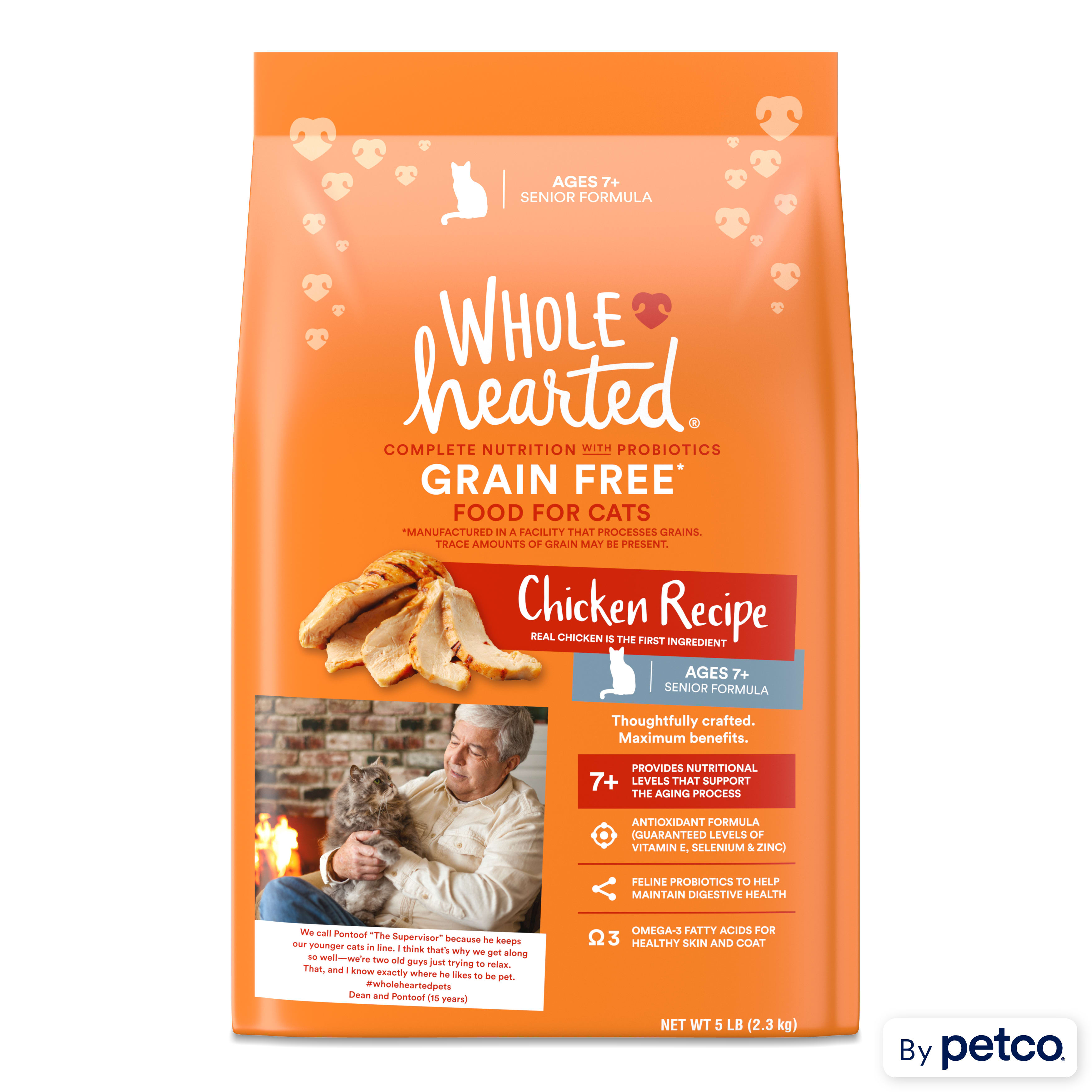 Wholehearted grain free chicken sales formula dry cat food