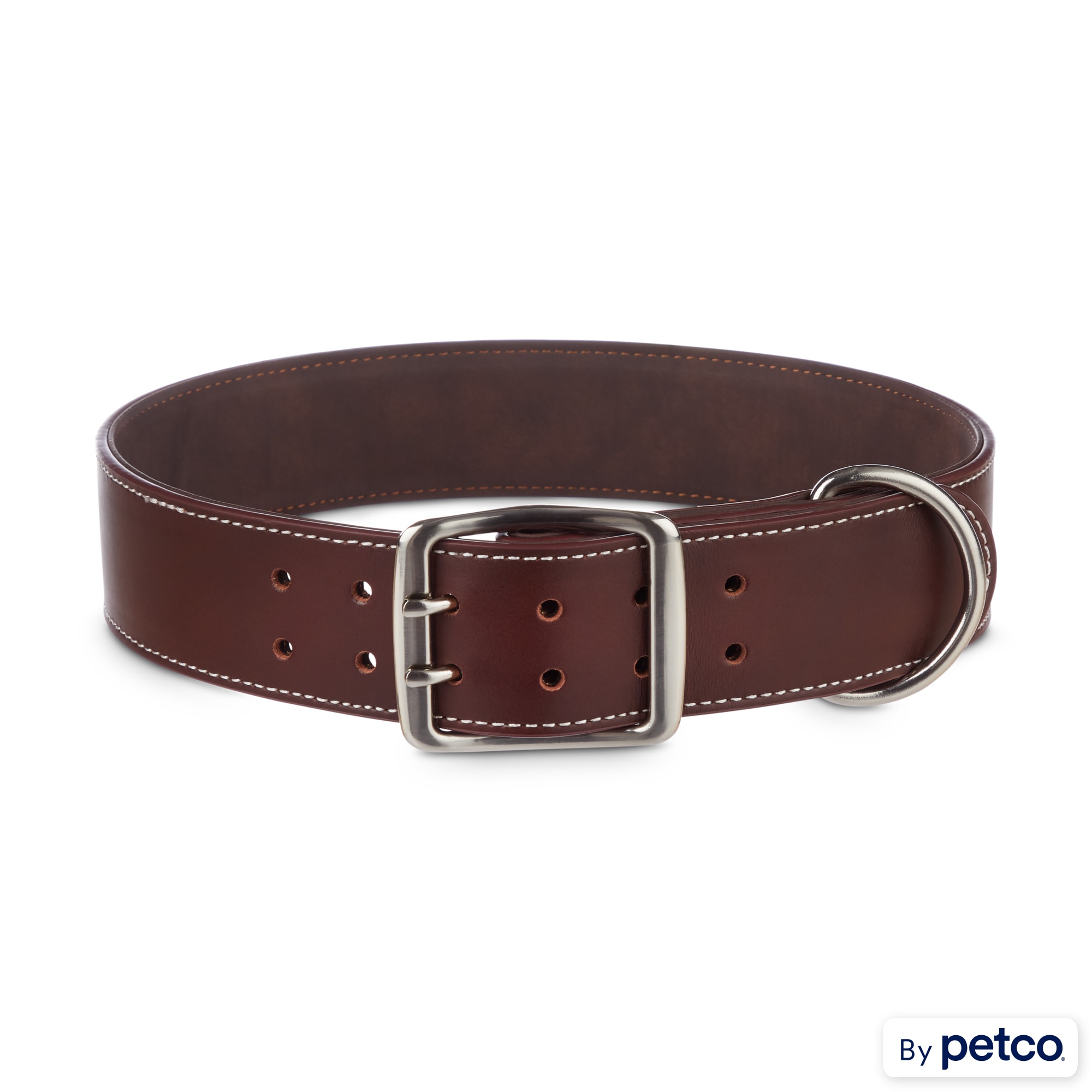 Bond Co. Brown Leather Collar for Big Dogs XX Large 3X Large