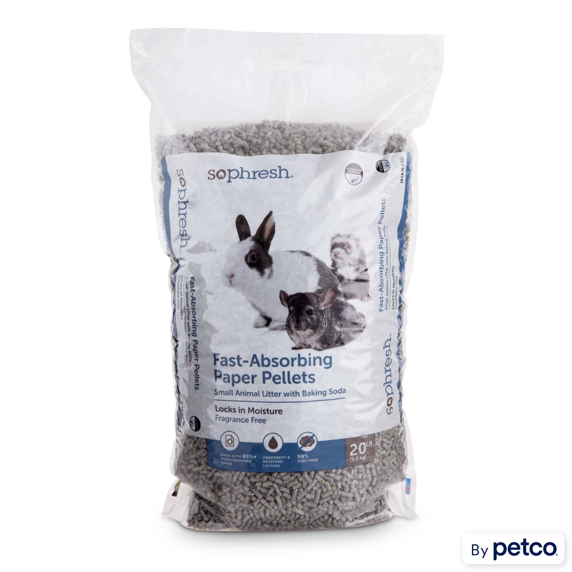 So Phresh Fast Absorbing Paper Pellets Small Animal Litter 20 lbs