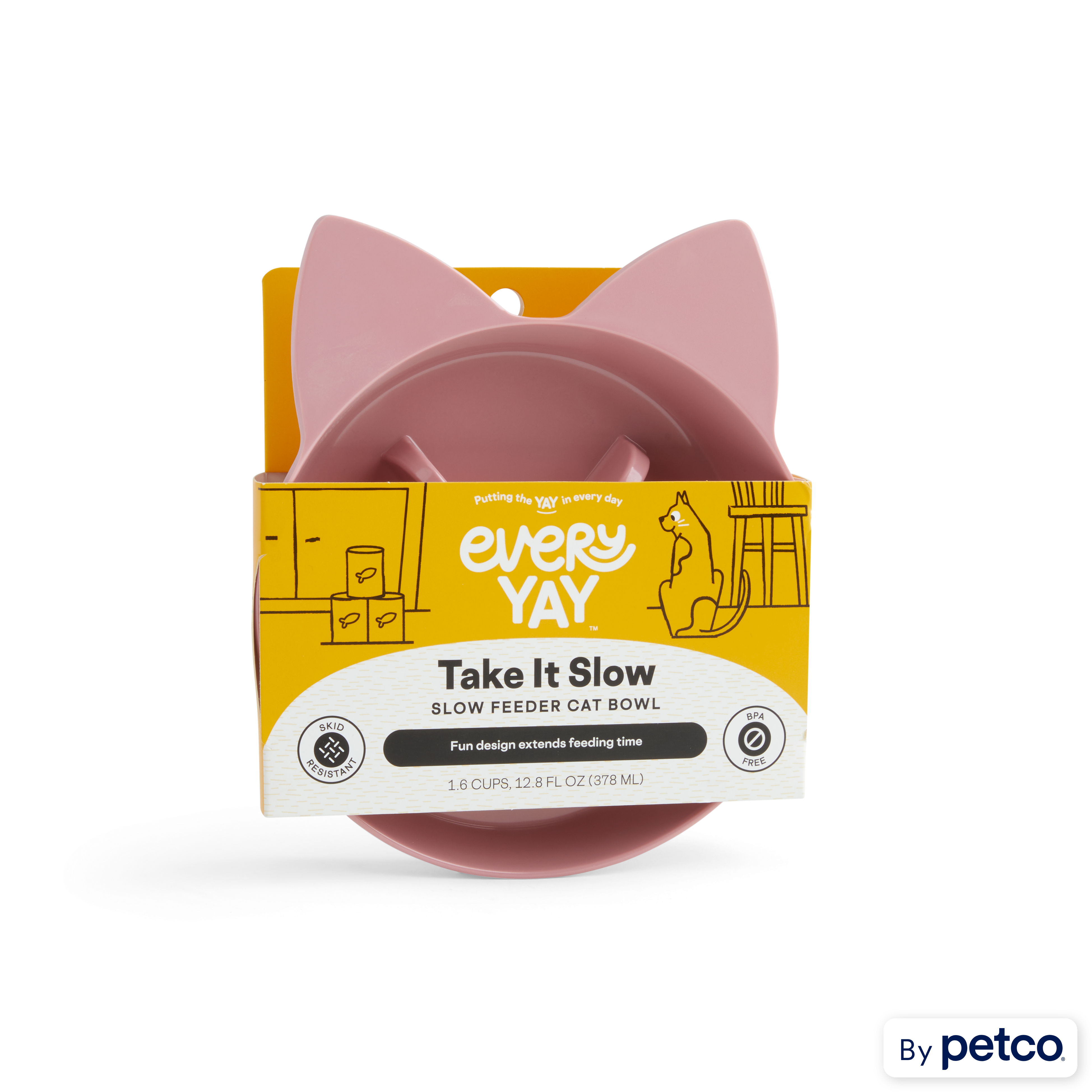 Slow feed cat bowl uk top