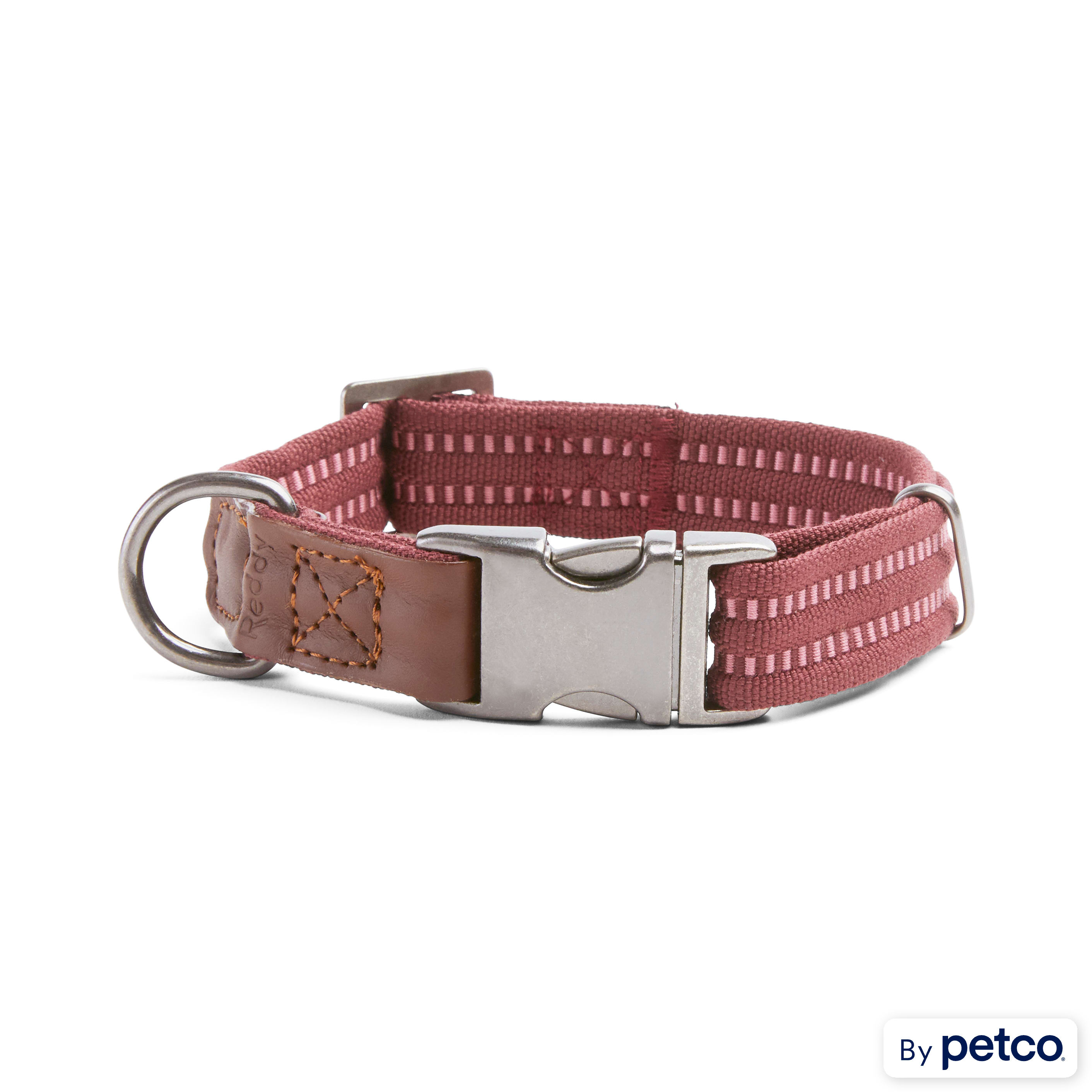 Reddy olive sale webbed dog collar