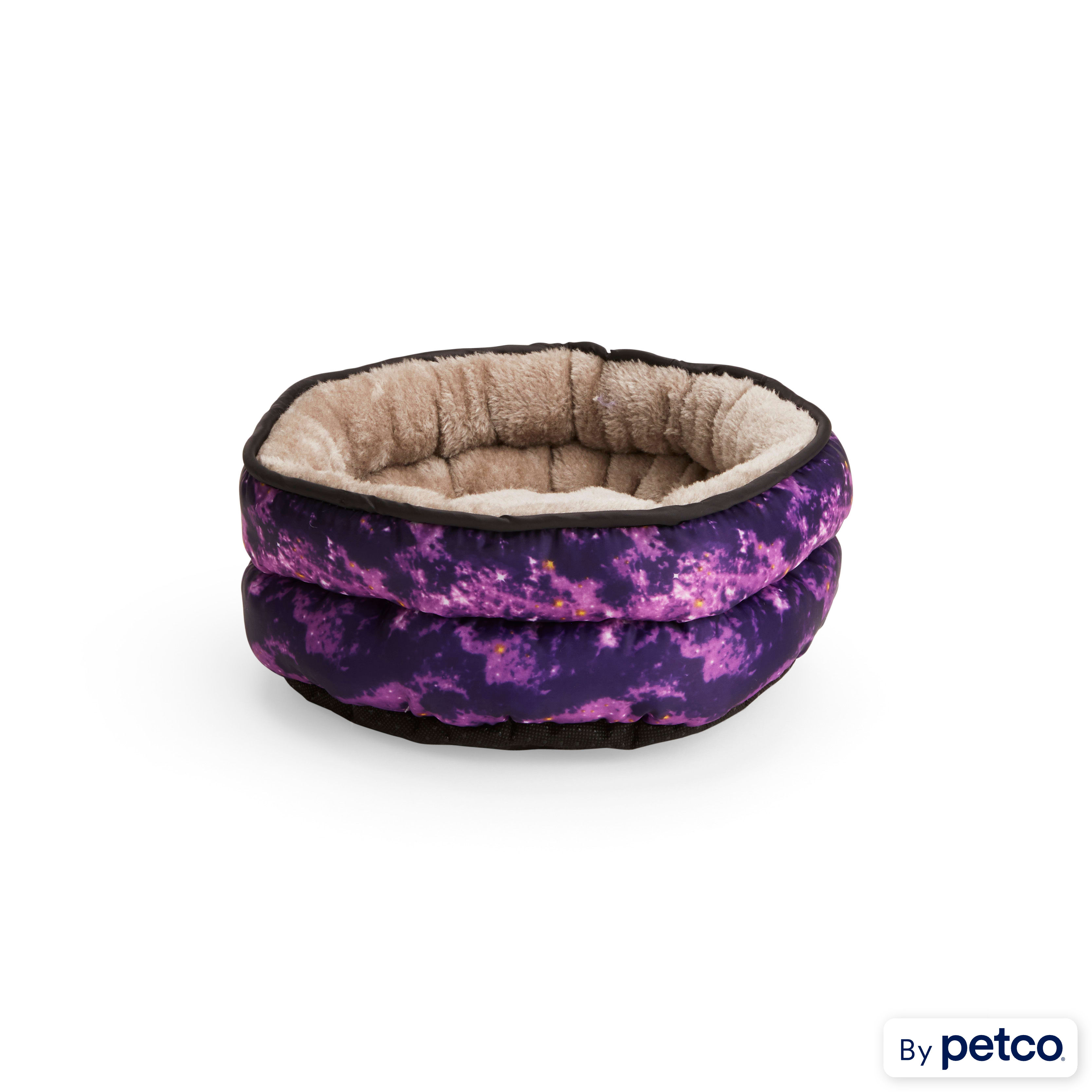 EveryYay Snooze Fest Galaxy Print Donut Ferret Bed 11 L x 4.5 W x 11 H