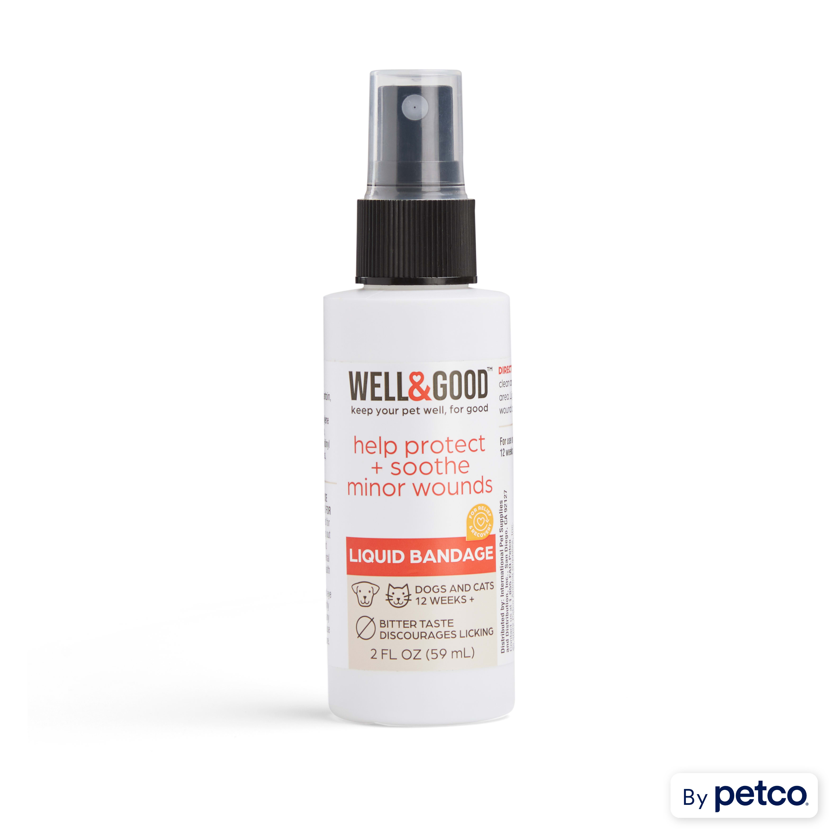 Pet liquid bandage top