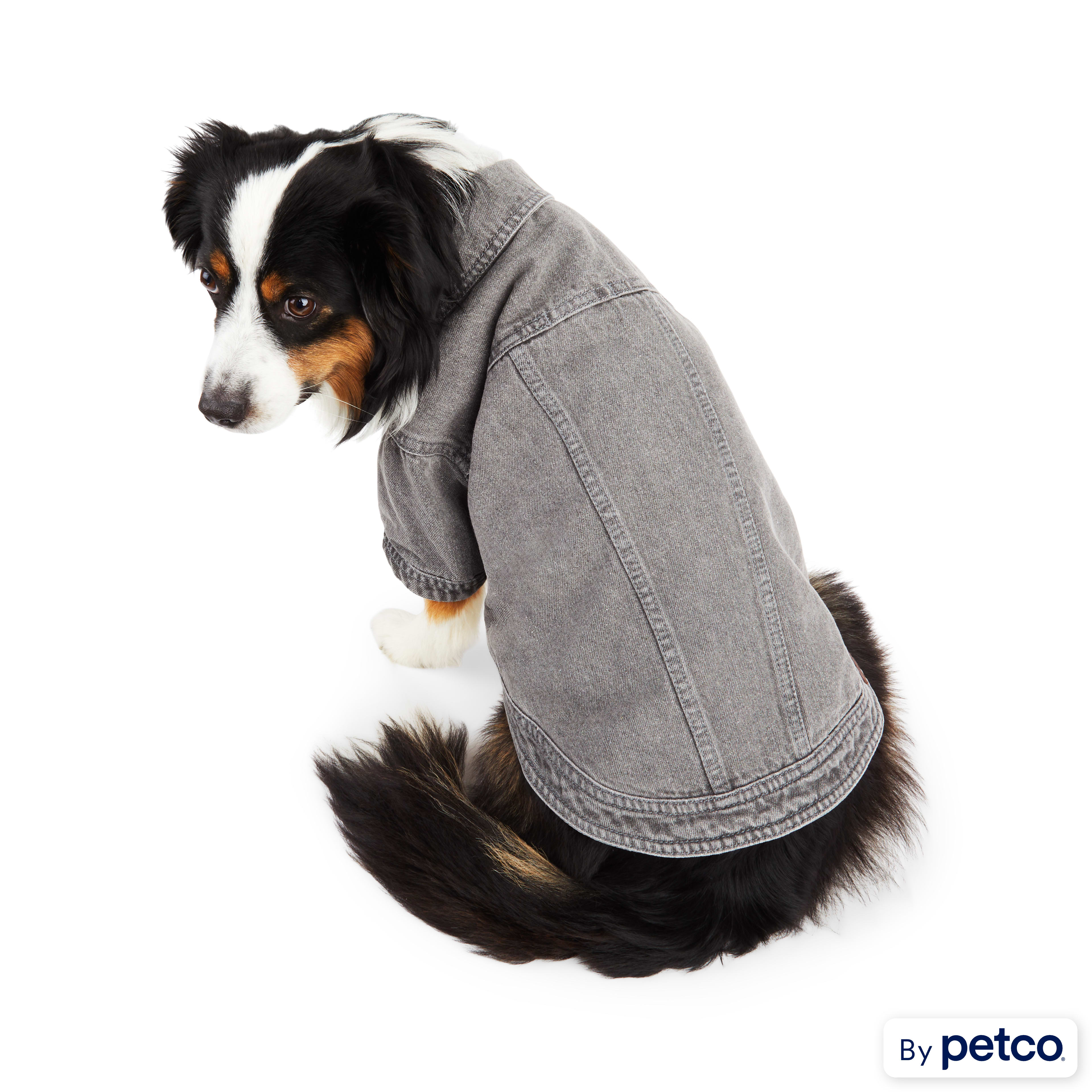 Kmart dog denim jacket best sale