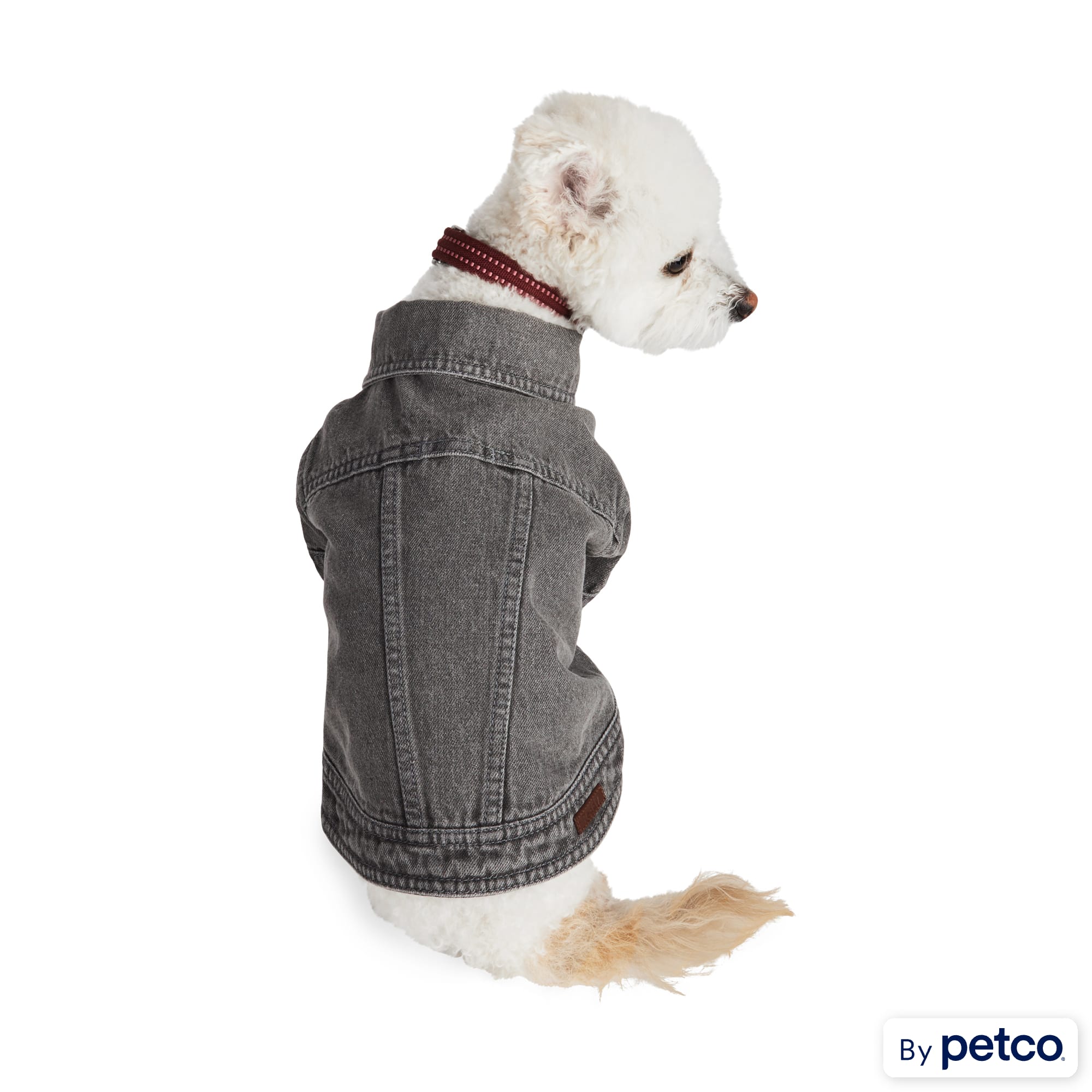 Denim dog coats on sale