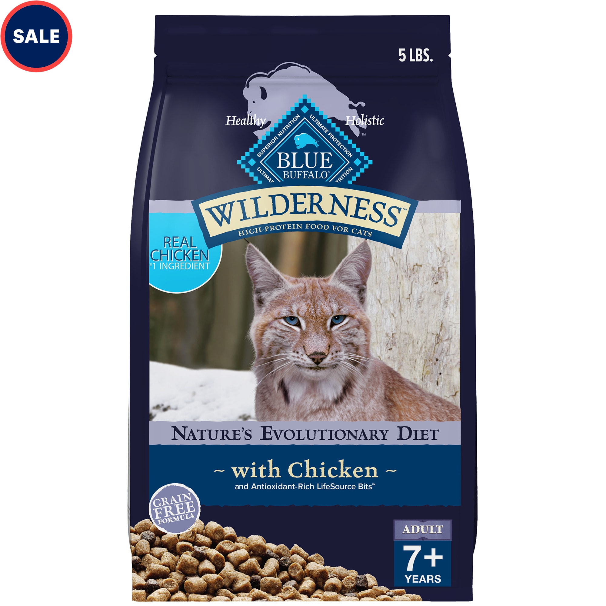 Blue Buffalo Wilderness Natural Mature High Protein Grain Free