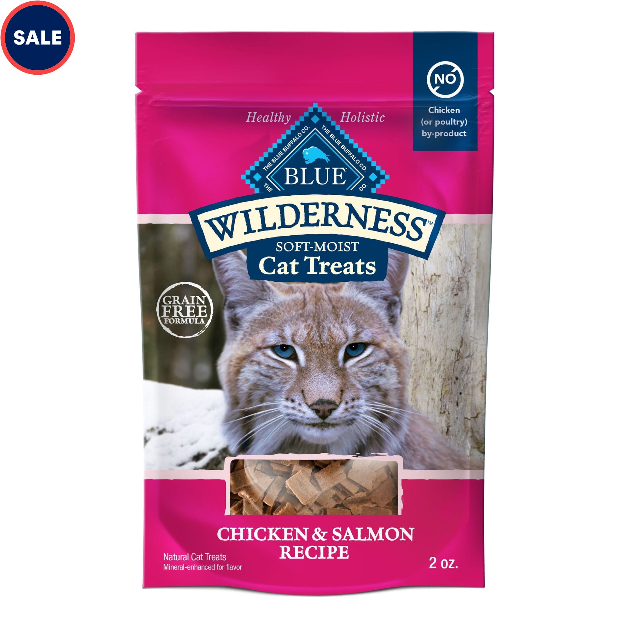 Wildside salmon top cat treats