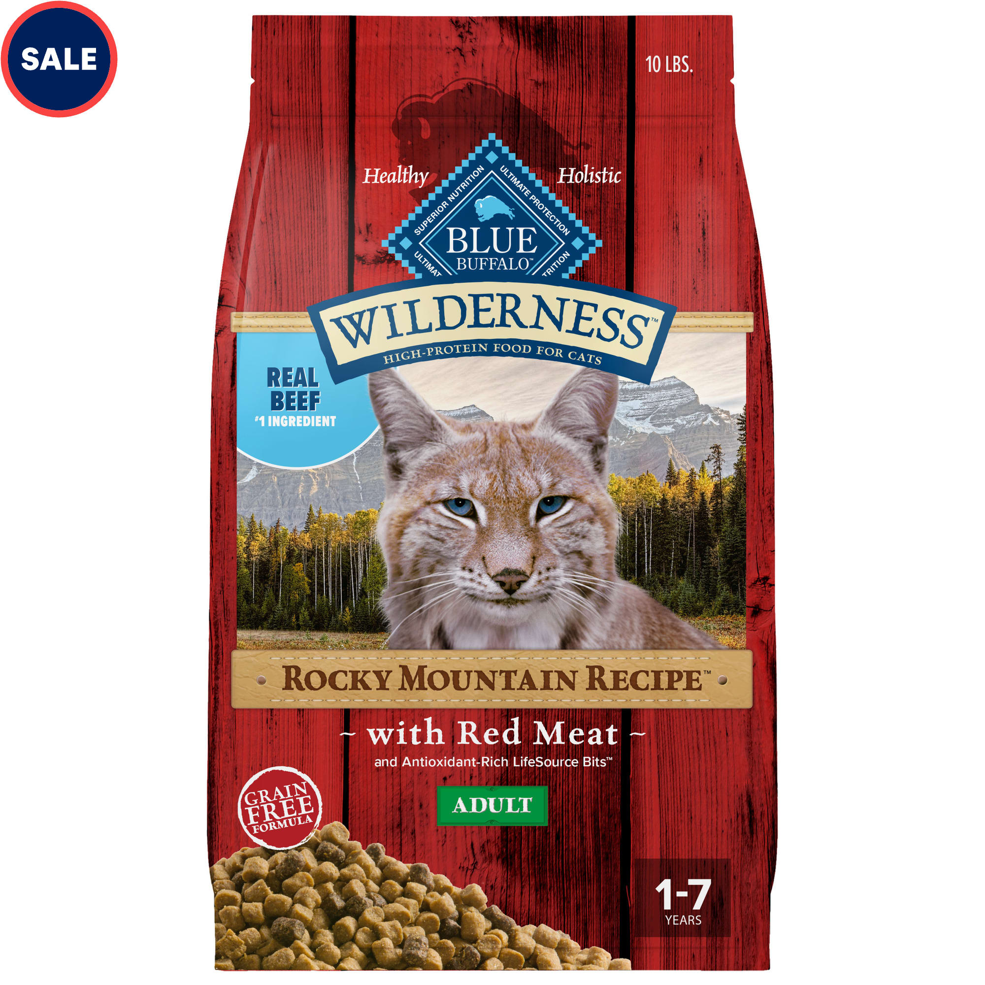 Blue Buffalo Blue Wilderness Rocky Mountain Recipe Adult Red