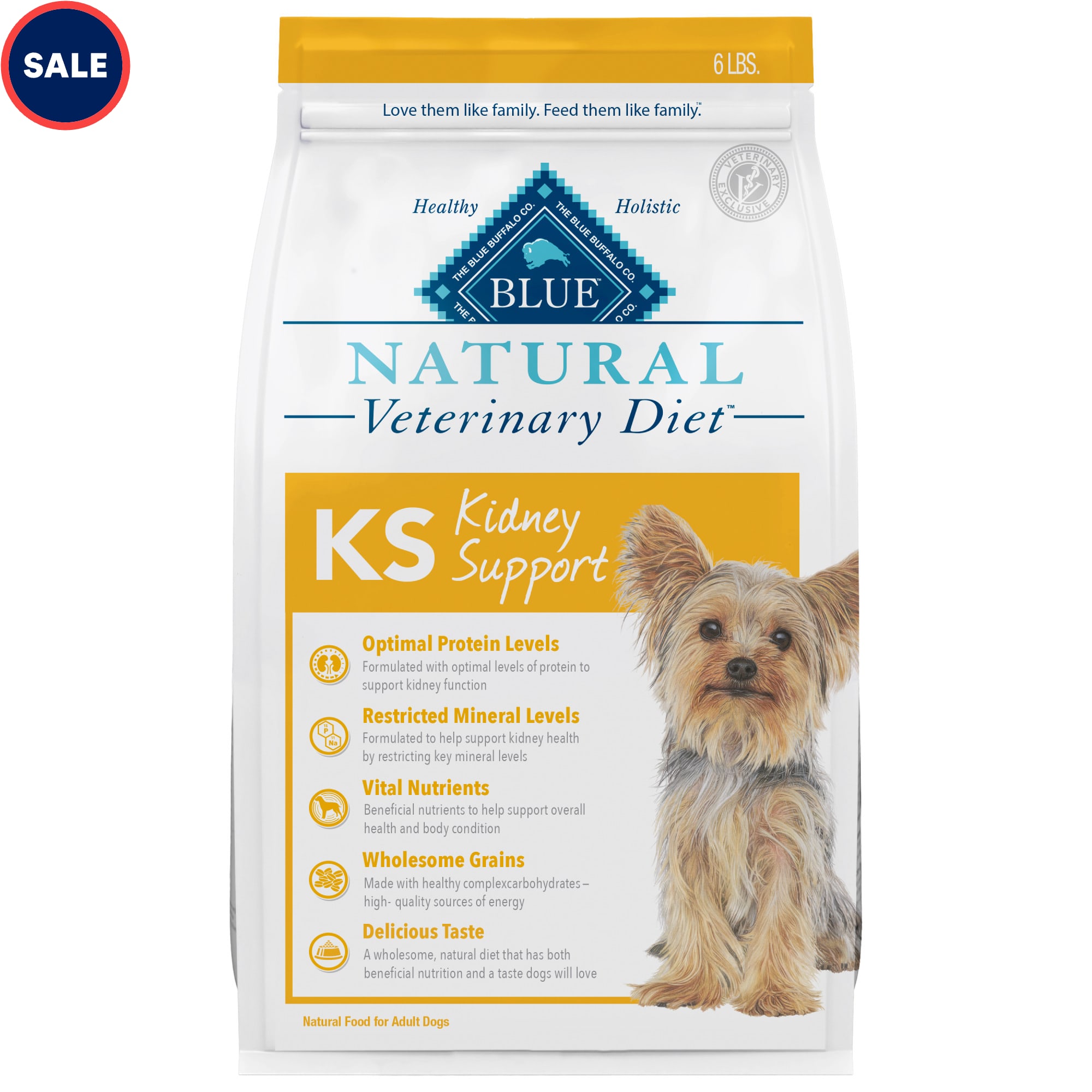 Blue Buffalo Natural Veterinary Diet KS Kidney Support Chicken Dry