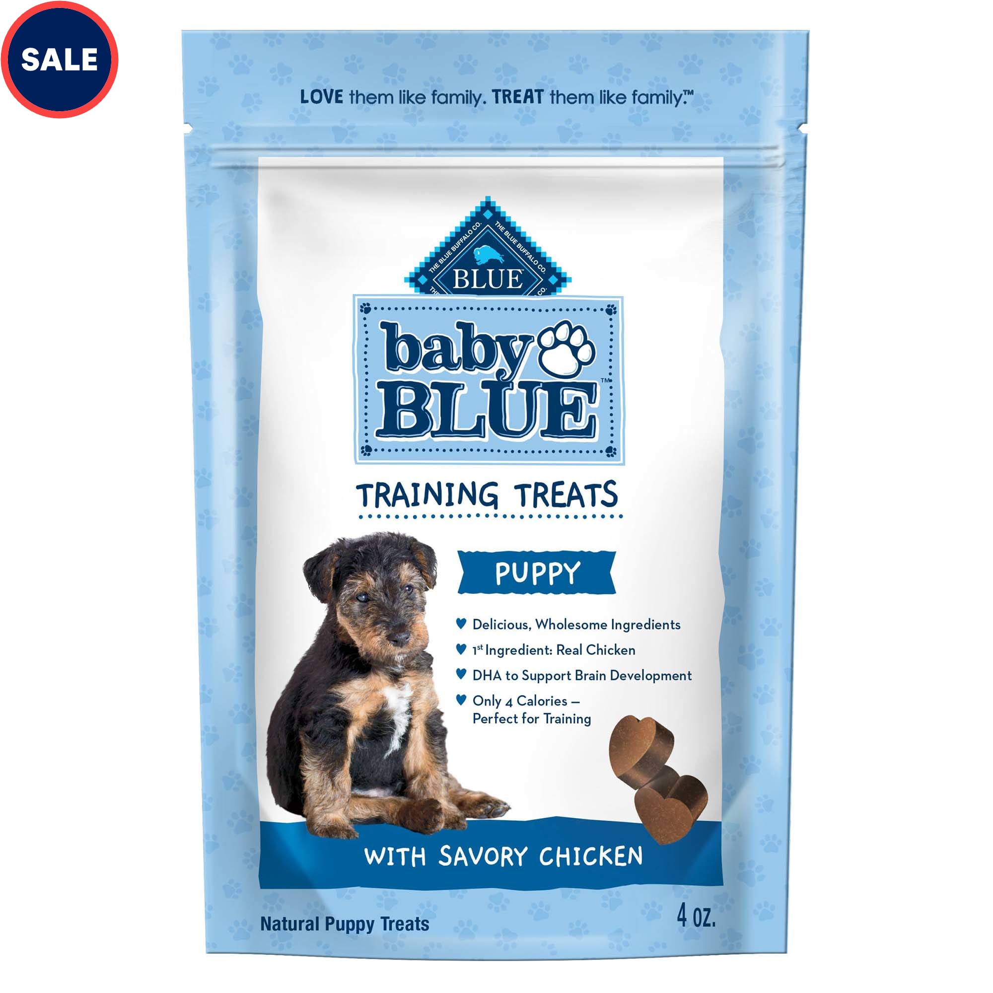 Blue Buffalo Baby Blue Savory Chicken Training Treats Natural Puppy Soft Dog Treats 4 oz