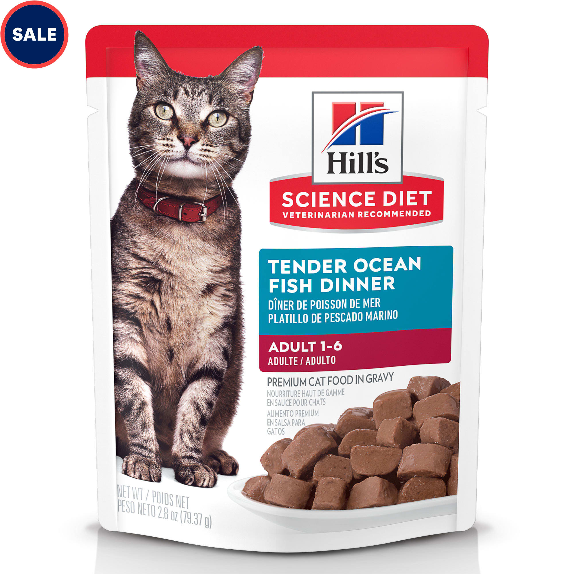 Hill s Science Diet Ocean Fish Adult Wet Cat Food 2.8 oz. Case of