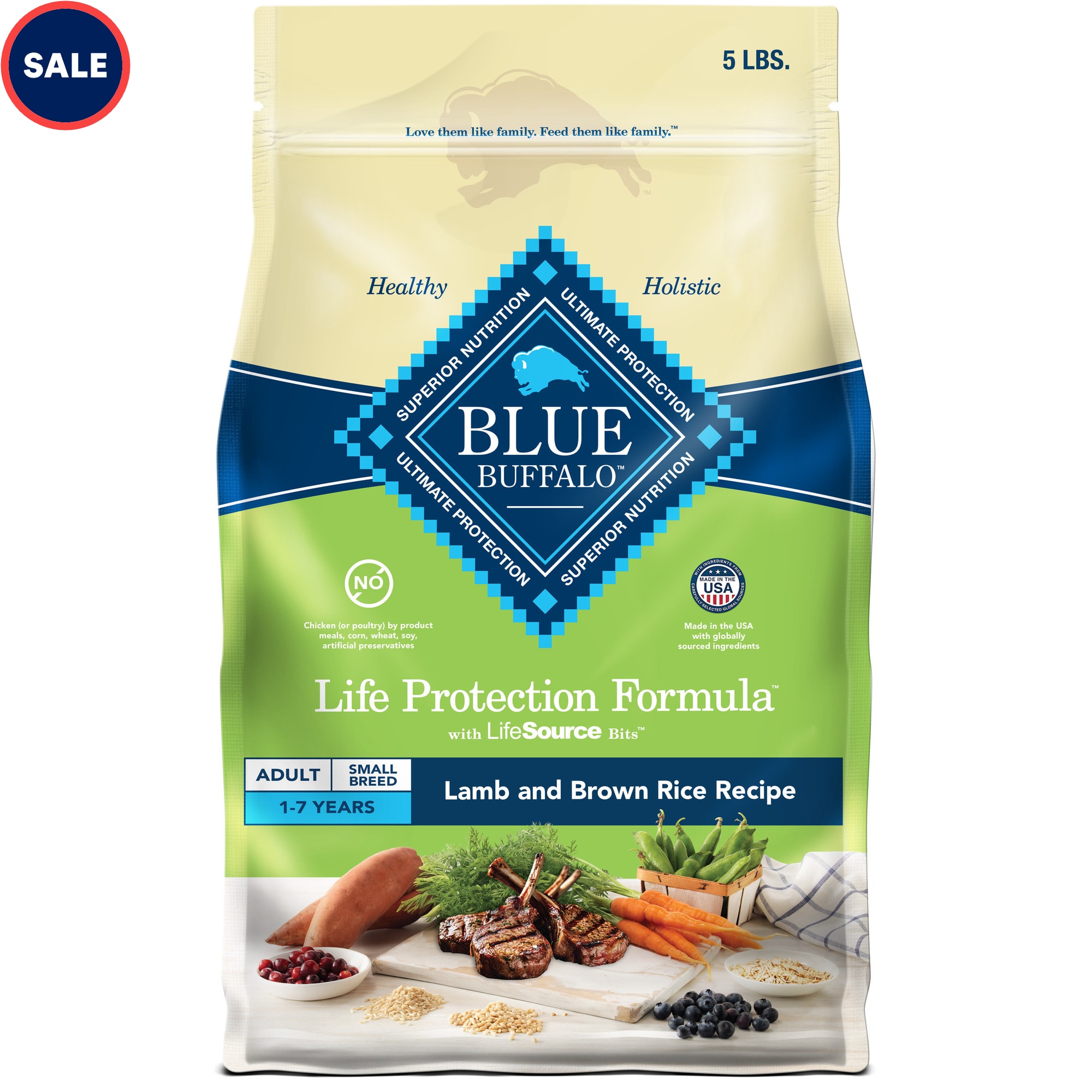 Blue wilderness top lamb and rice