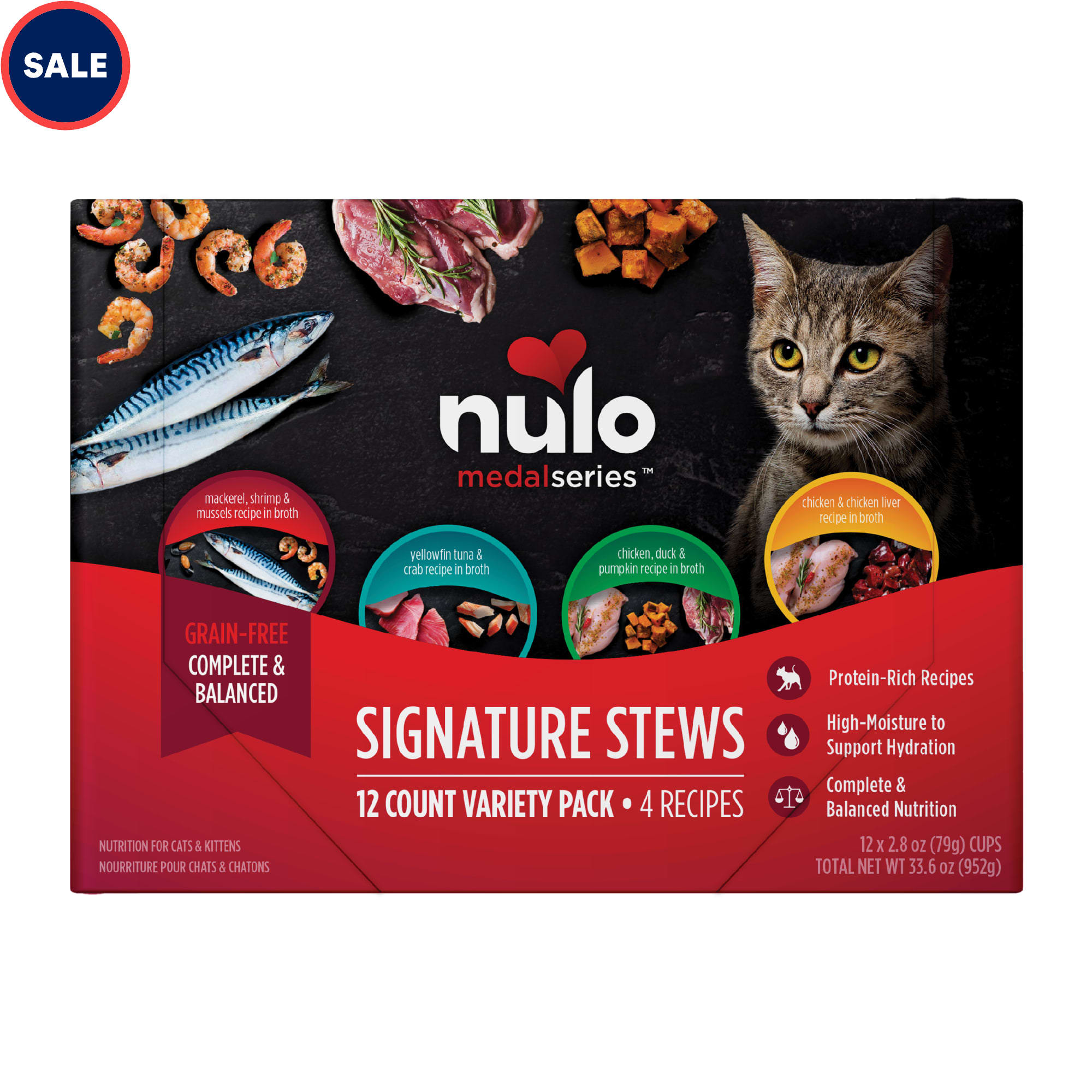 Nulo MedalSeries Signature Stew Variety Pack Wet Cat Food 2.8 oz