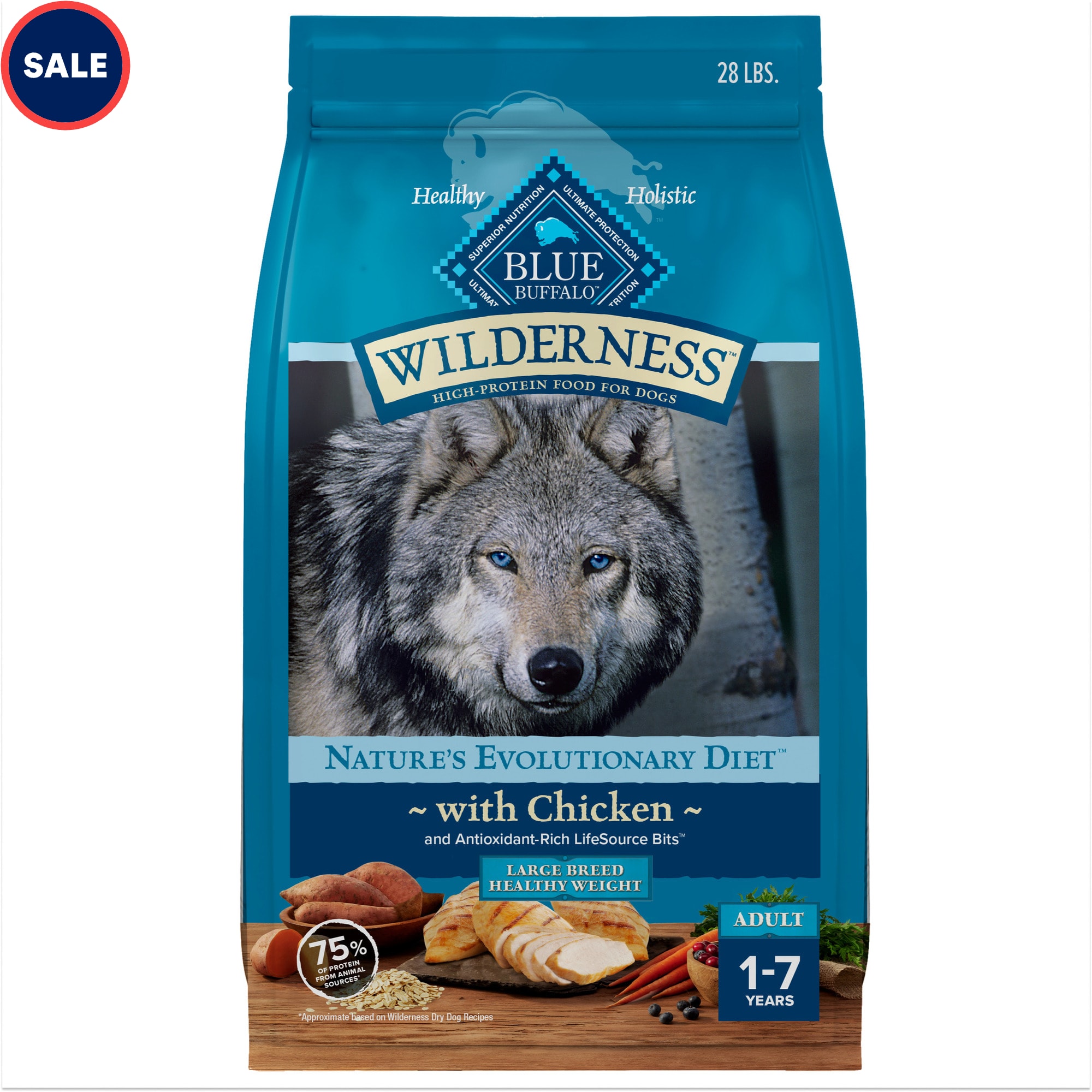 Blue wilderness large deals breed dog food