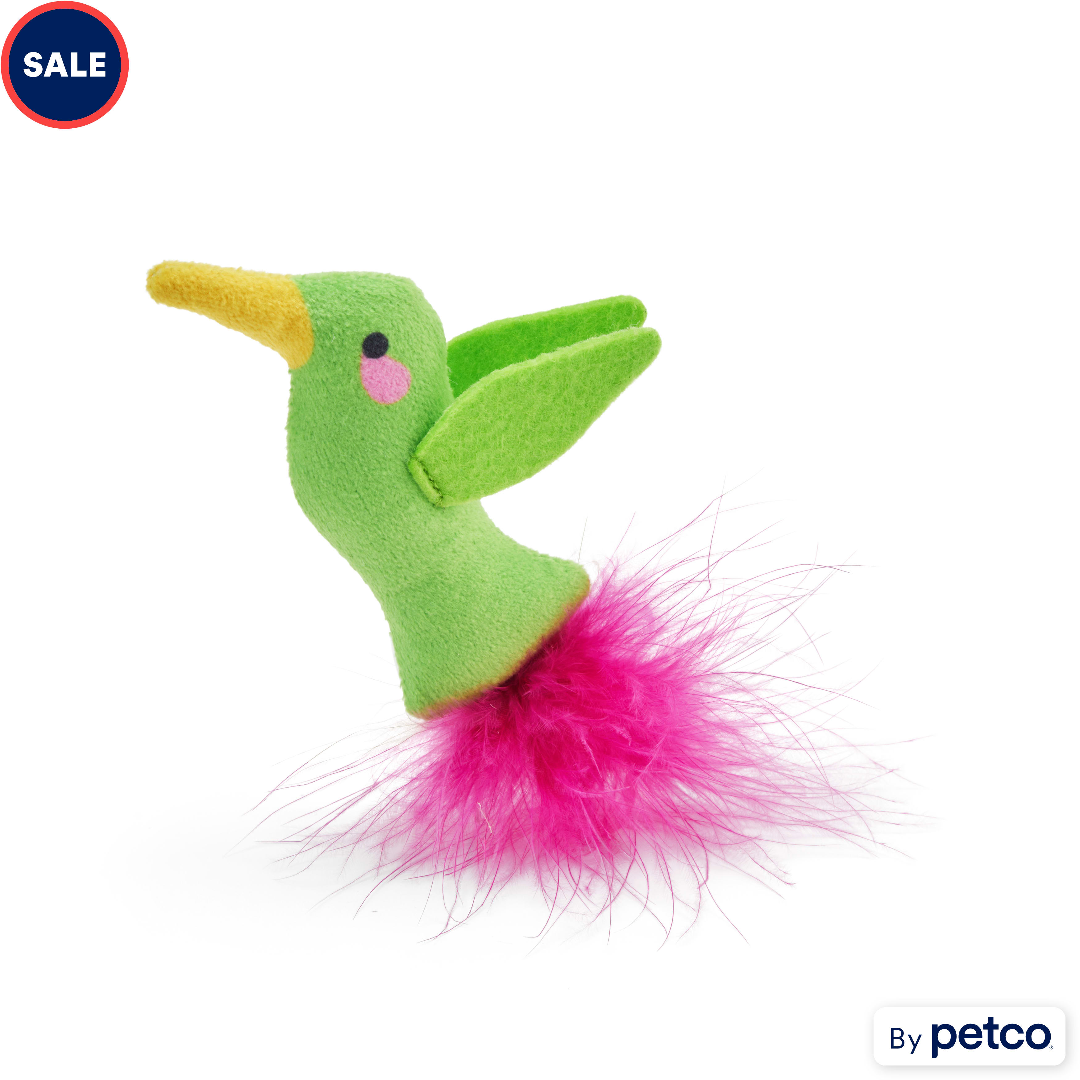 Leaps & Bounds Feathered Bird Cat Toy, X-Small
